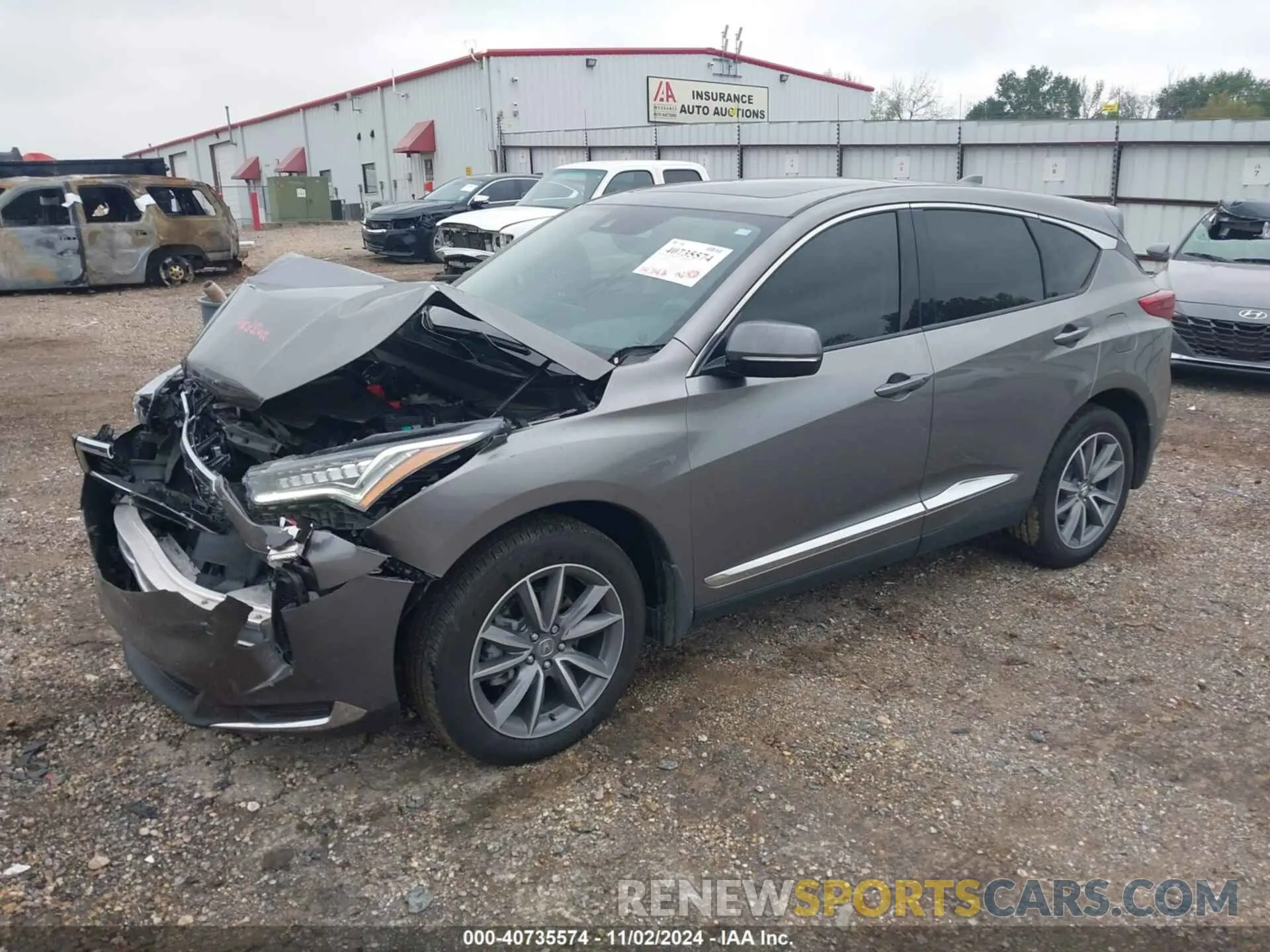 2 fotografías del automóvil dañado 5J8TC1H59PL004665 ACURA RDX 2023