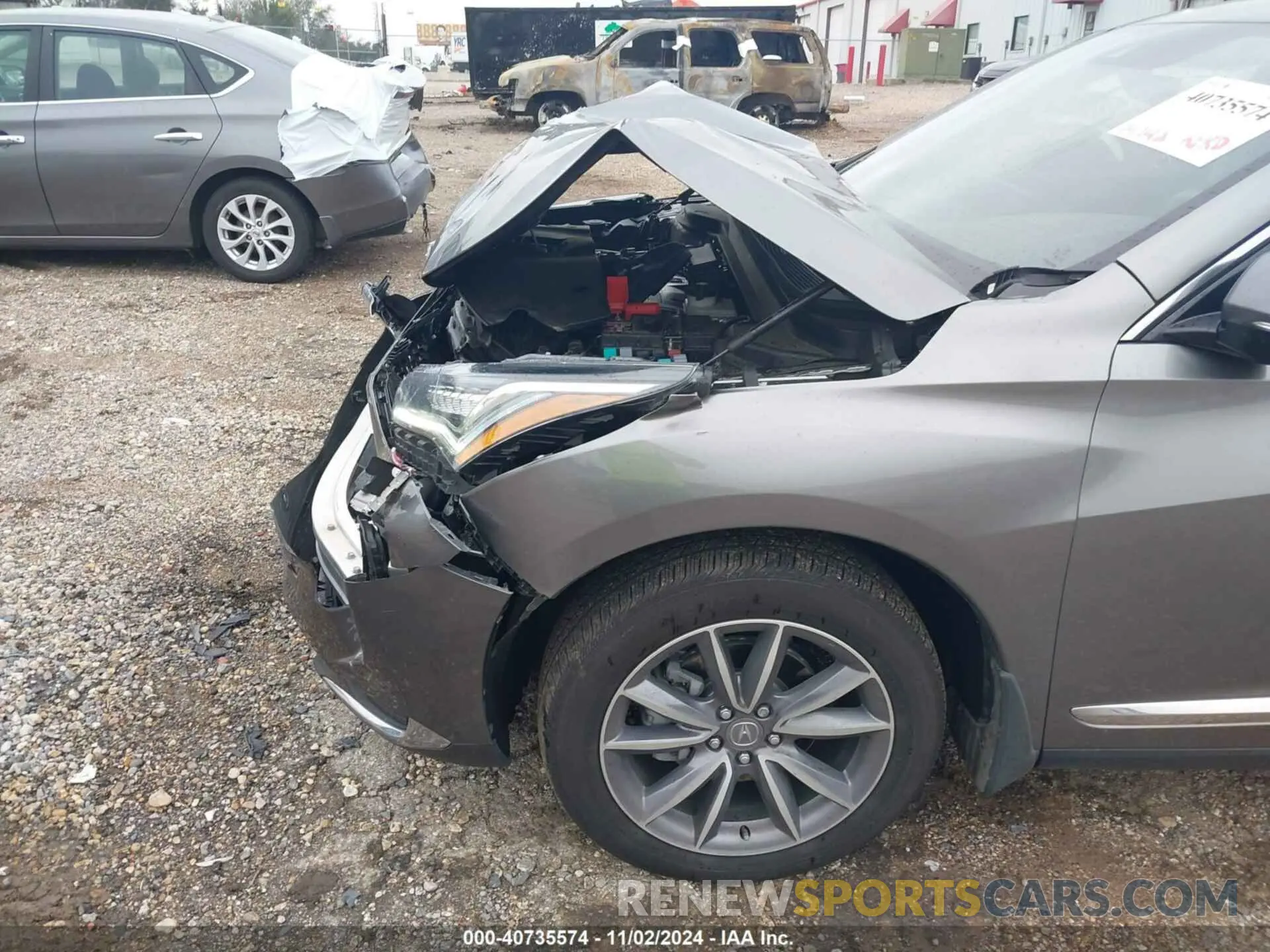 20 fotografías del automóvil dañado 5J8TC1H59PL004665 ACURA RDX 2023