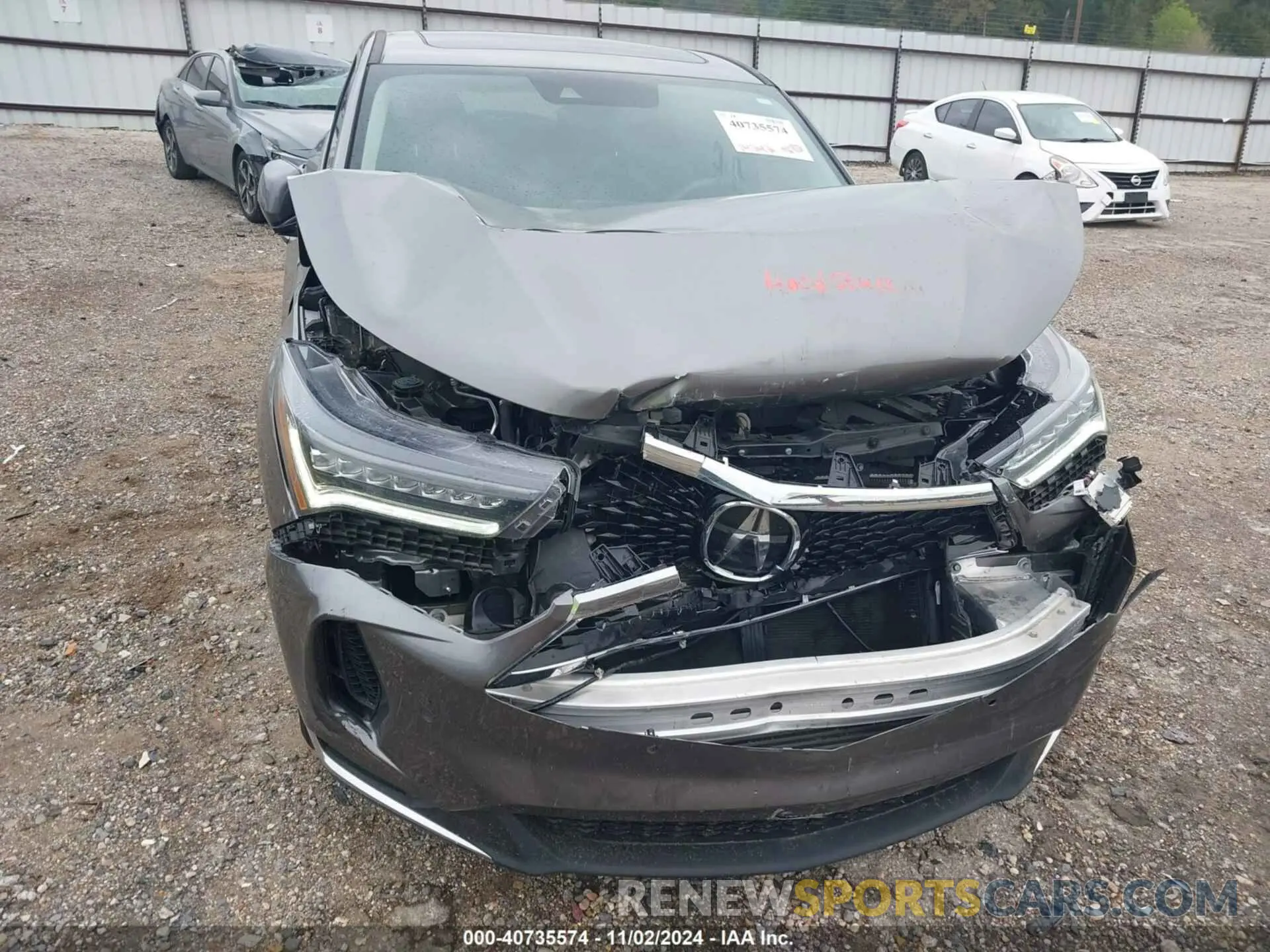 6 fotografías del automóvil dañado 5J8TC1H59PL004665 ACURA RDX 2023
