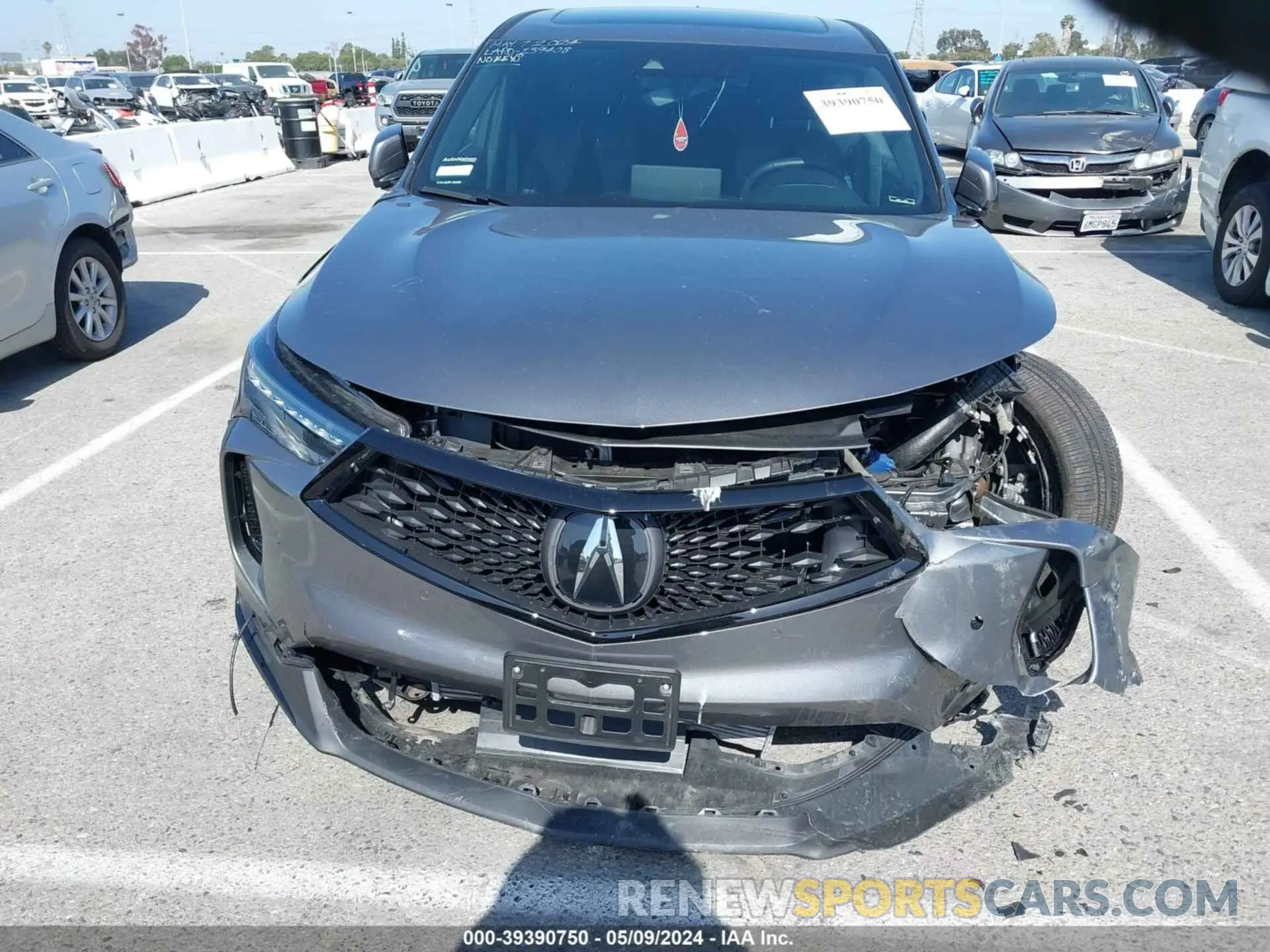11 fotografías del automóvil dañado 5J8TC1H64PL002976 ACURA RDX 2023