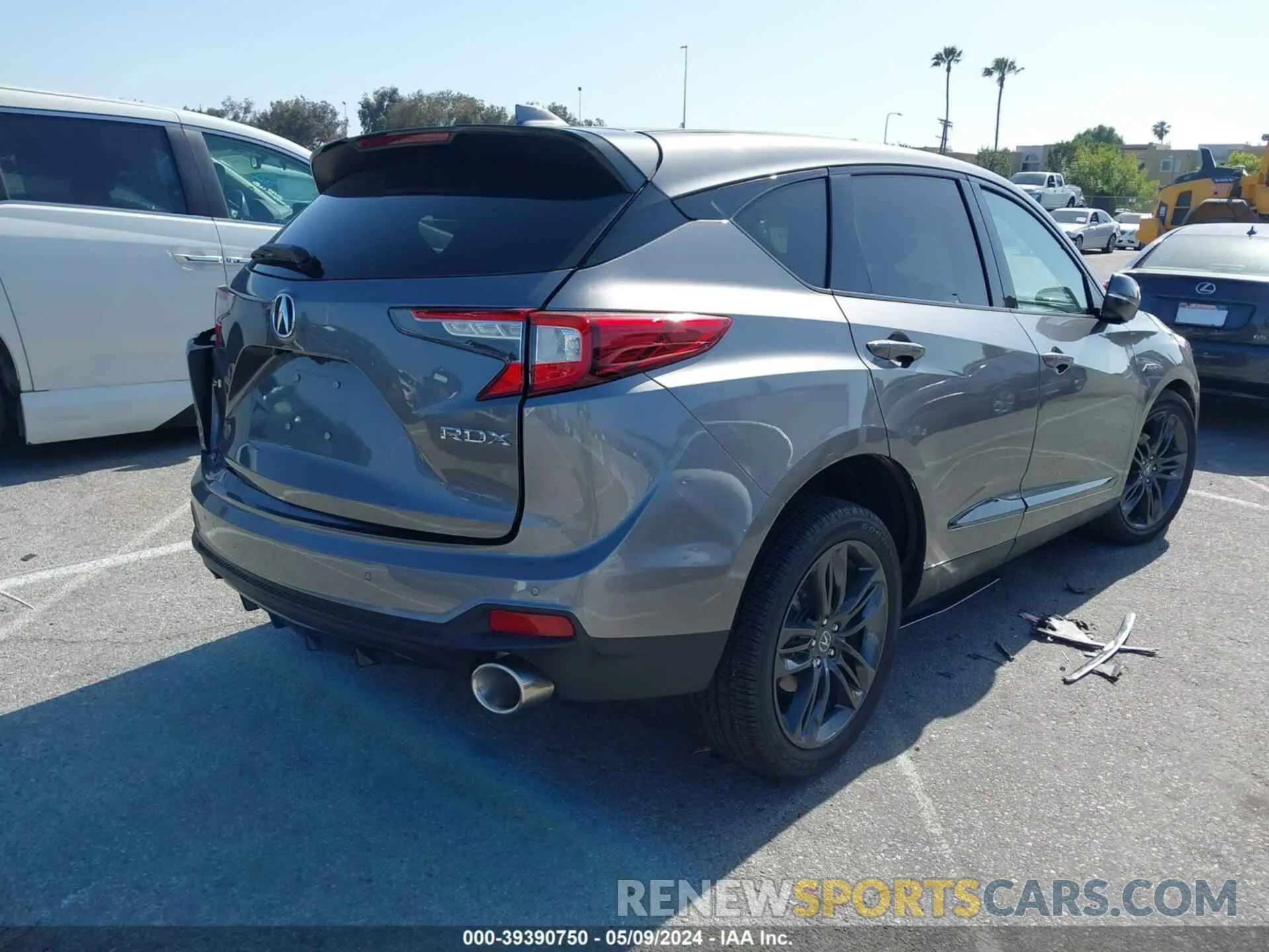 4 fotografías del automóvil dañado 5J8TC1H64PL002976 ACURA RDX 2023