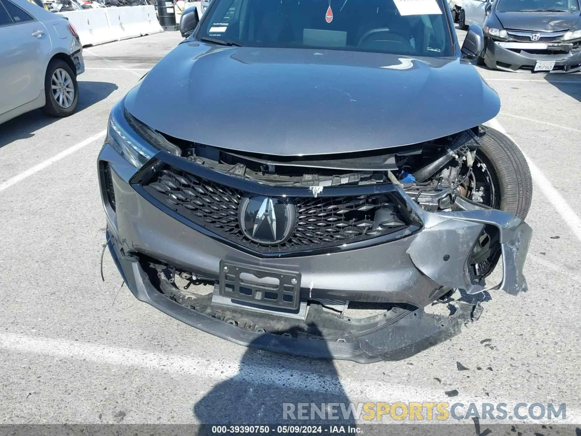 6 fotografías del automóvil dañado 5J8TC1H64PL002976 ACURA RDX 2023
