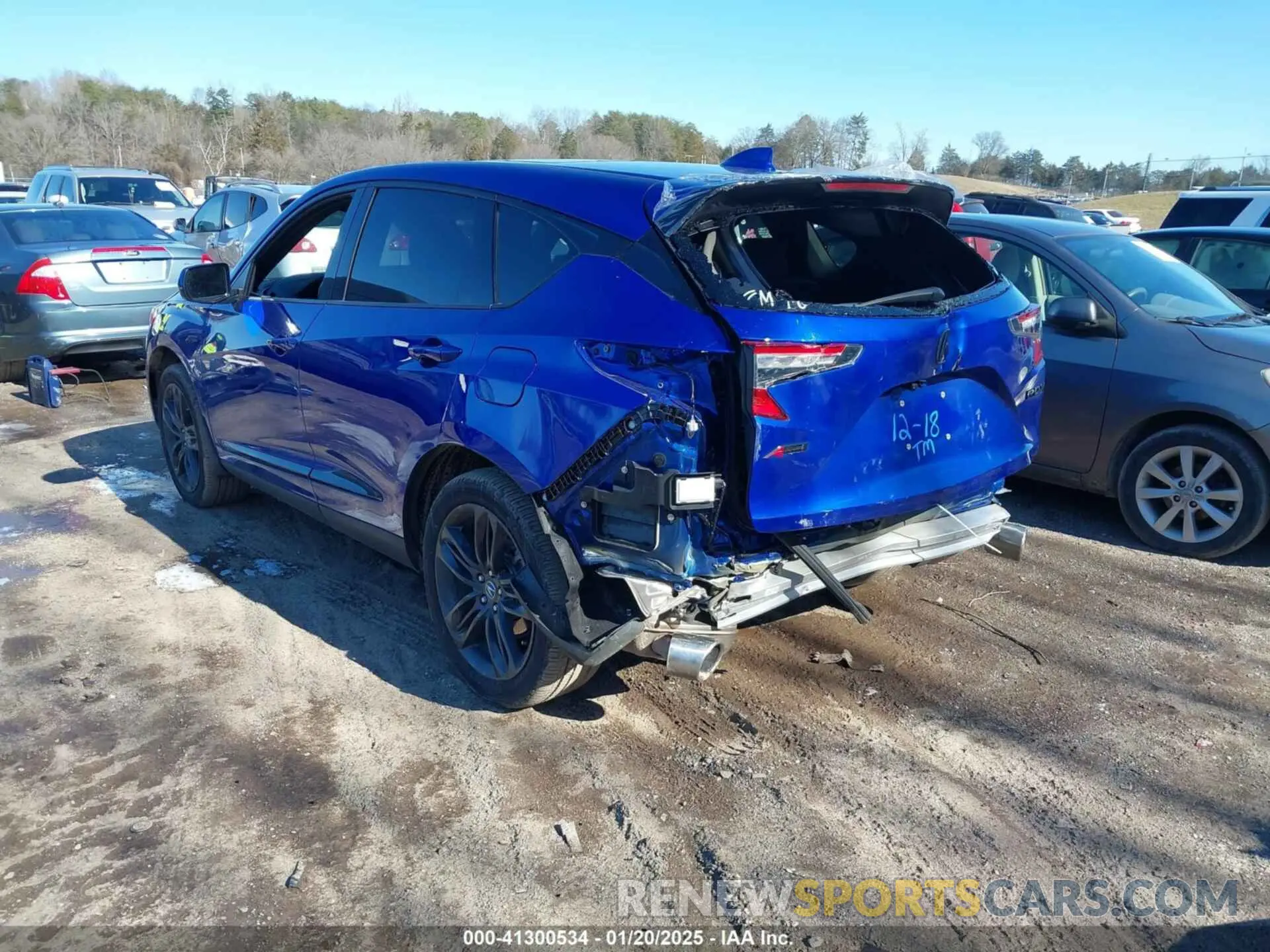 3 fotografías del automóvil dañado 5J8TC1H65PL004381 ACURA RDX 2023