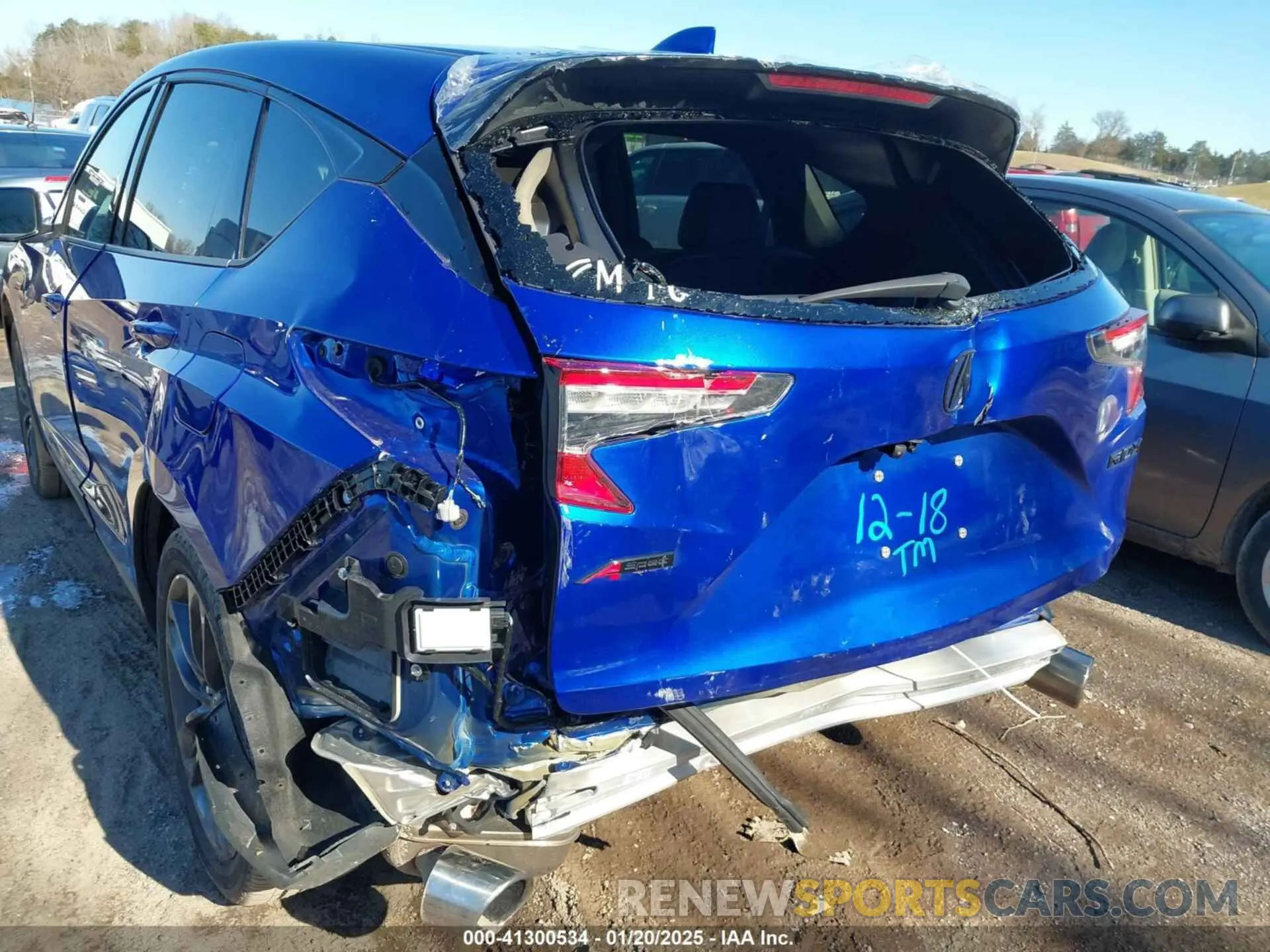 6 fotografías del automóvil dañado 5J8TC1H65PL004381 ACURA RDX 2023