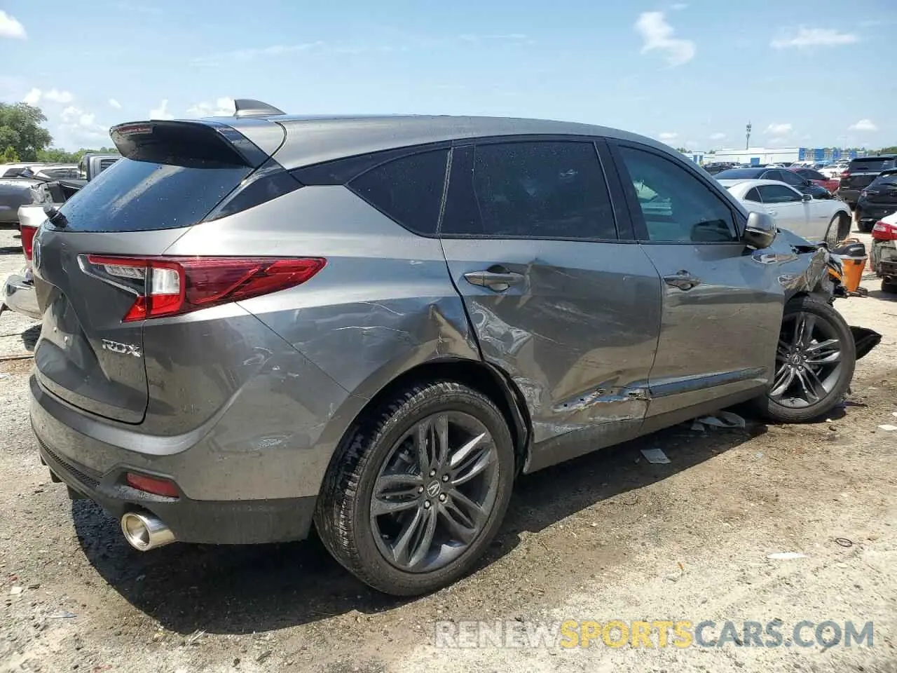 3 fotografías del automóvil dañado 5J8TC1H67PL006388 ACURA RDX 2023