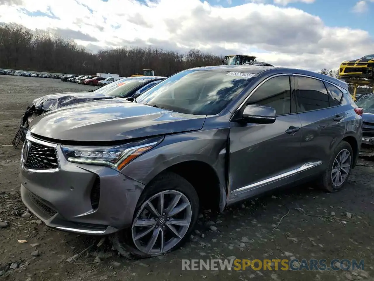 1 fotografías del automóvil dañado 5J8TC2H53PL002948 ACURA RDX 2023