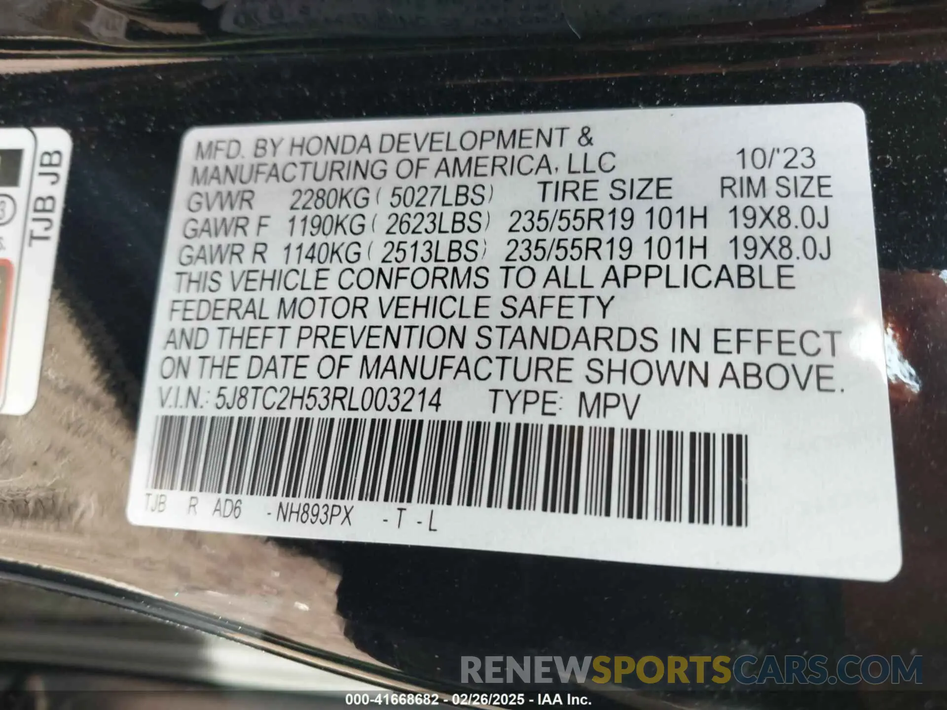 9 fotografías del automóvil dañado 5J8TC2H53RL003214 ACURA RDX 2024