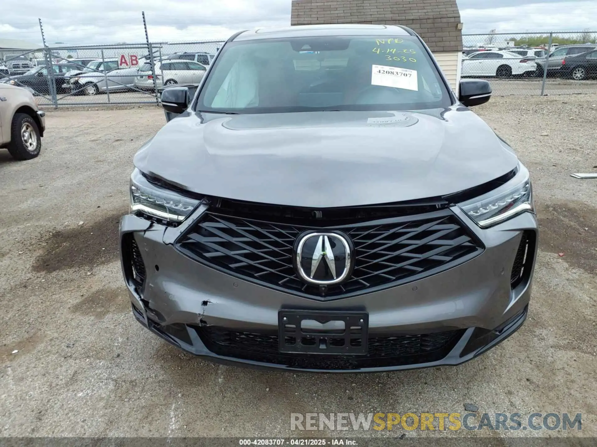 12 fotografías del automóvil dañado 5J8TC2H84SL003030 ACURA RDX 2025