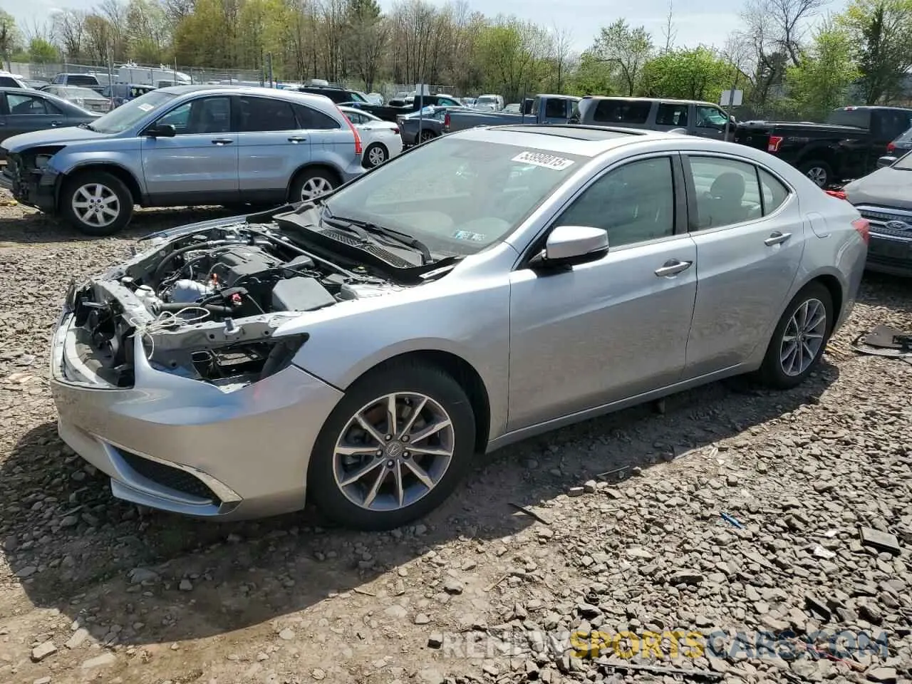 1 fotografías del automóvil dañado 19UUB1F33KA004822 ACURA TLX 2019