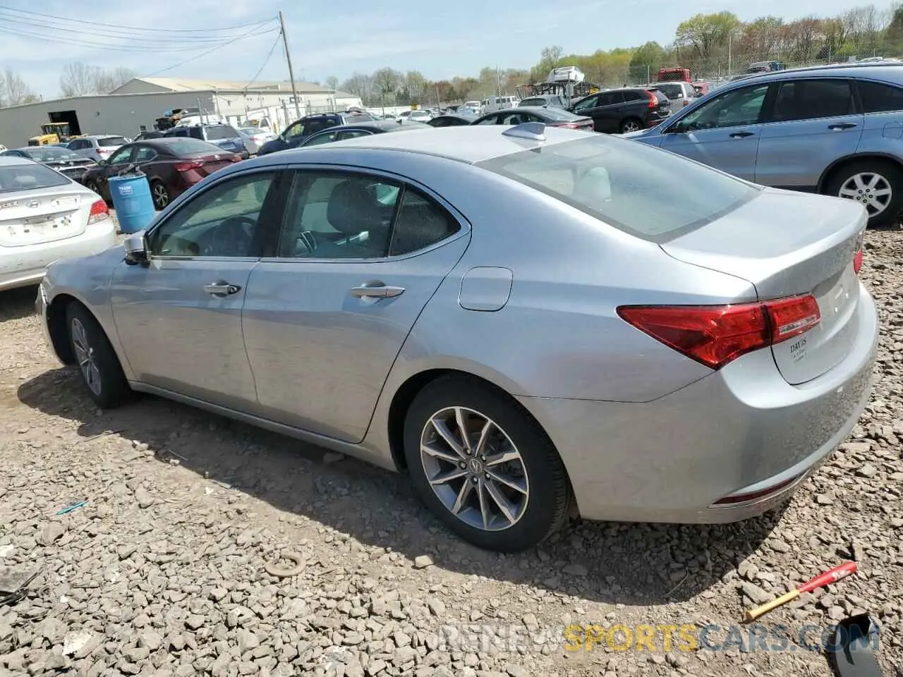 2 fotografías del automóvil dañado 19UUB1F33KA004822 ACURA TLX 2019