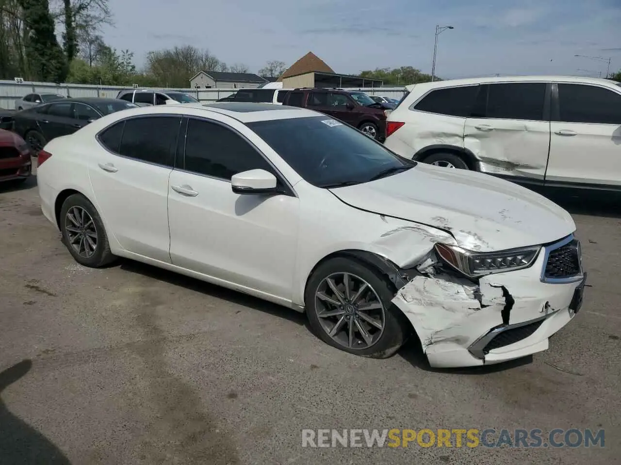 4 fotografías del automóvil dañado 19UUB1F33KA007915 ACURA TLX 2019