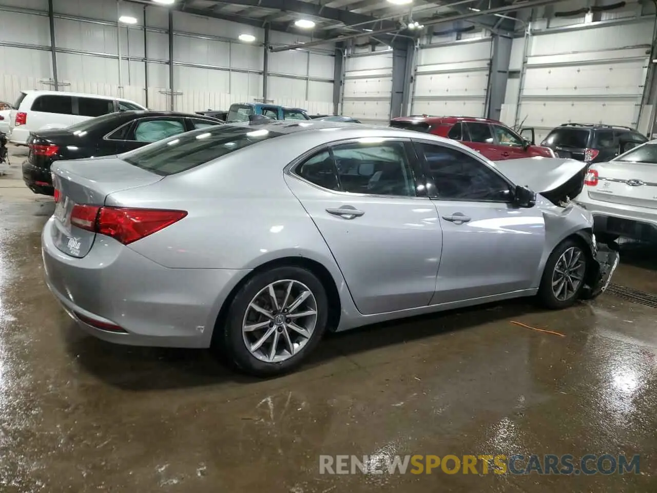 3 fotografías del automóvil dañado 19UUB1F33KA009700 ACURA TLX 2019