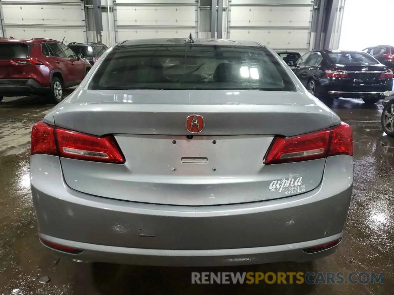 6 fotografías del automóvil dañado 19UUB1F33KA009700 ACURA TLX 2019