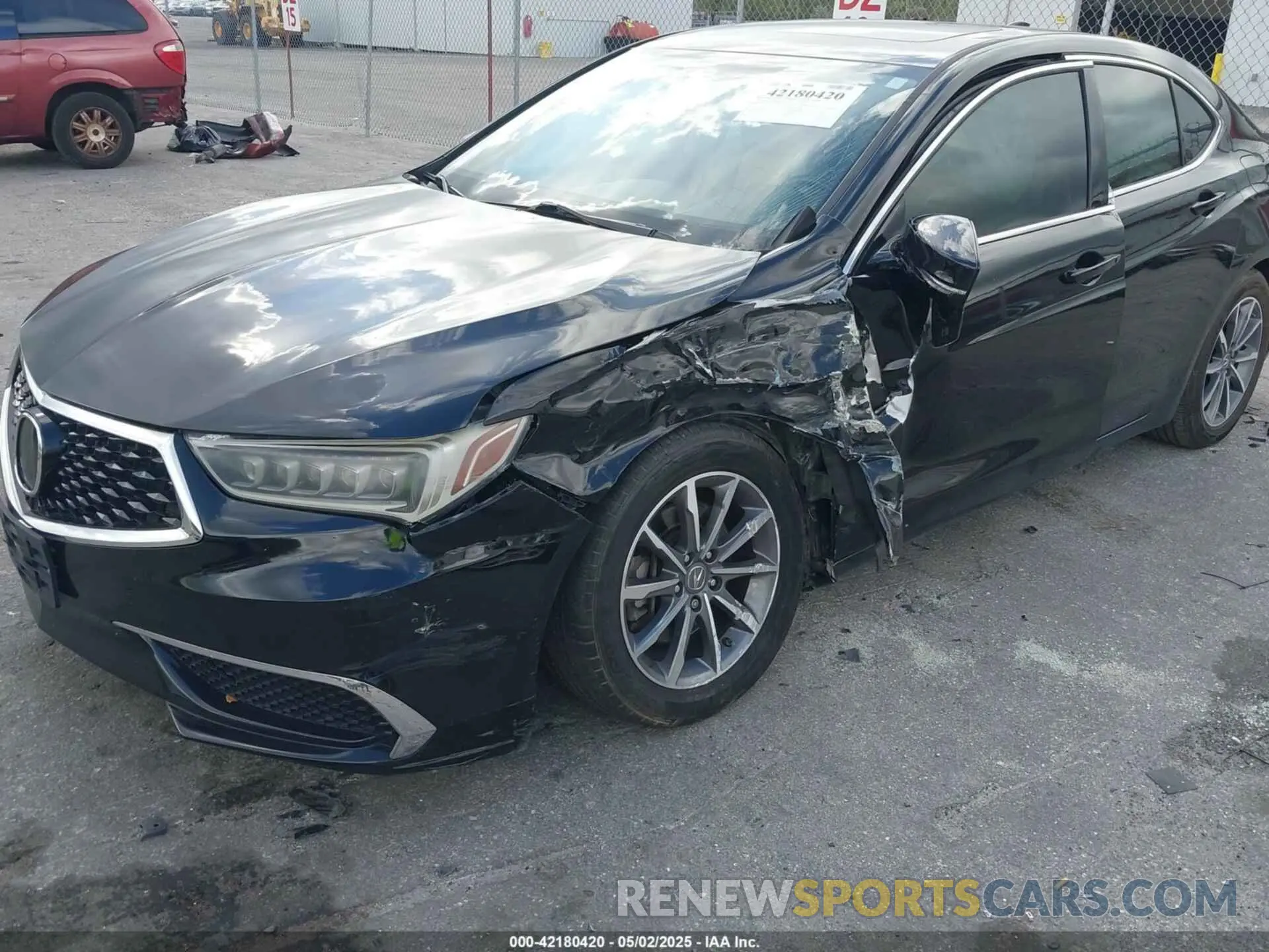 6 fotografías del automóvil dañado 19UUB1F33KA010488 ACURA TLX 2019