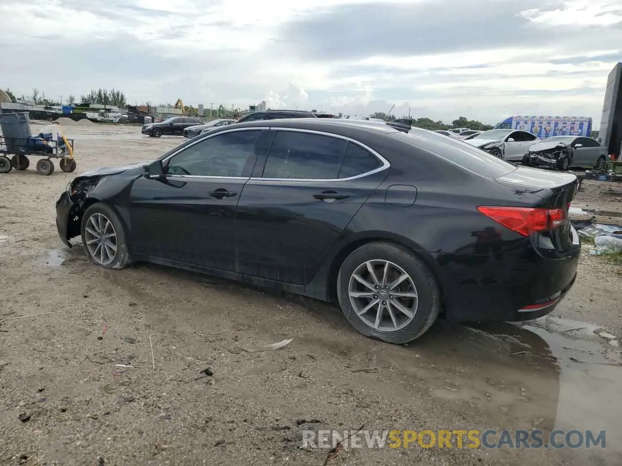 2 fotografías del automóvil dañado 19UUB1F34KA003839 ACURA TLX 2019
