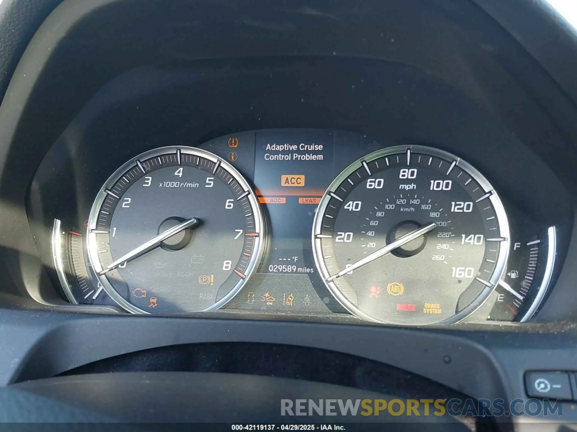 7 fotografías del automóvil dañado 19UUB1F52KA000293 ACURA TLX 2019