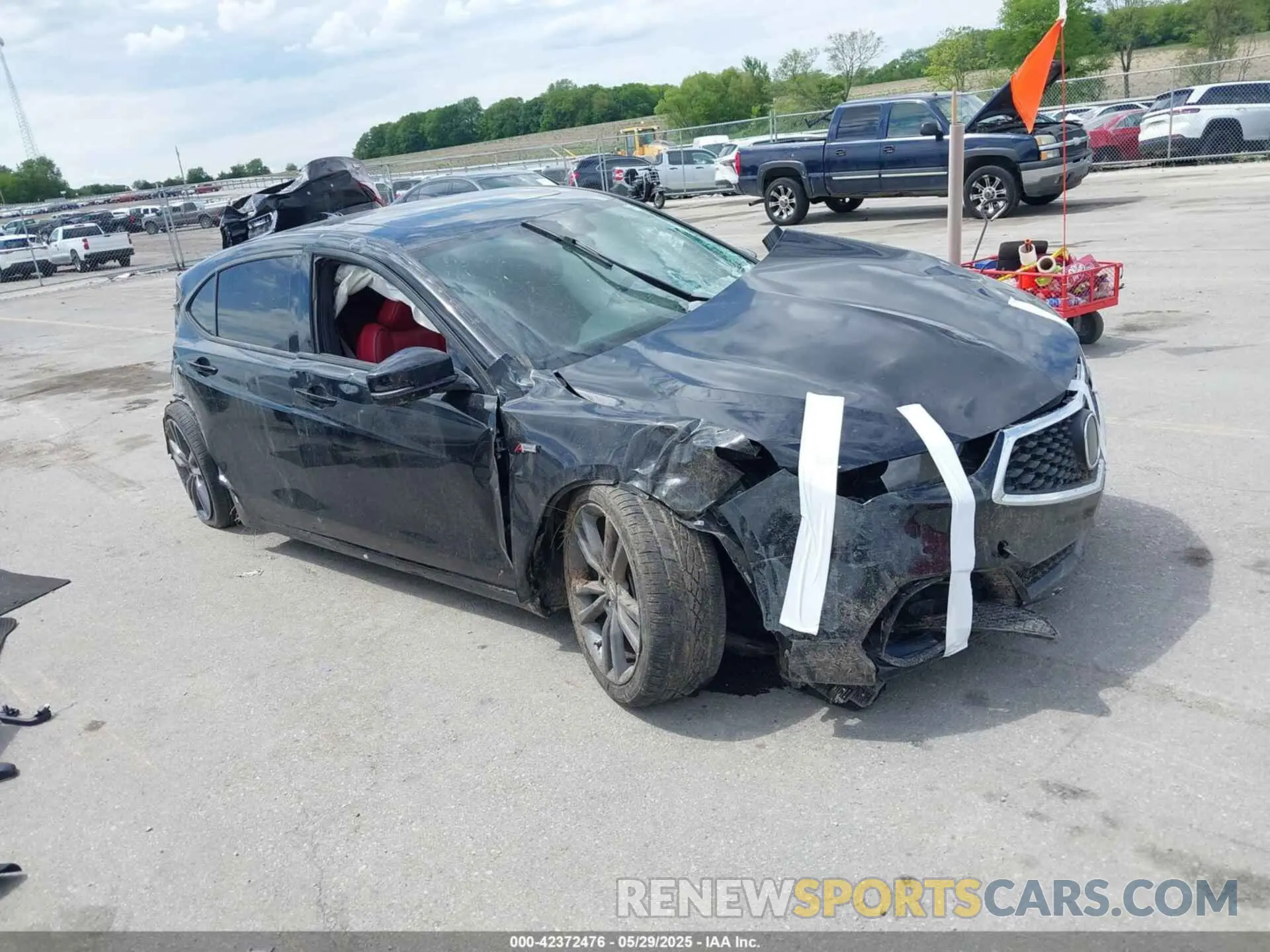 1 fotografías del automóvil dañado 19UUB1F62KA001601 ACURA TLX 2019