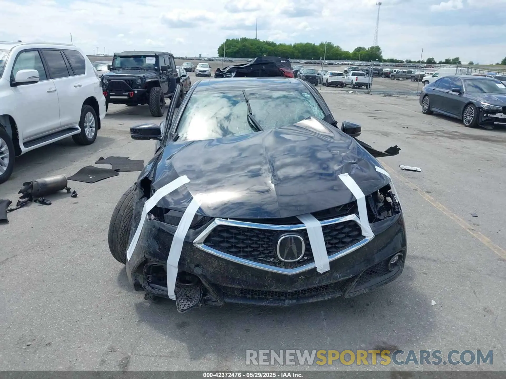 12 fotografías del automóvil dañado 19UUB1F62KA001601 ACURA TLX 2019