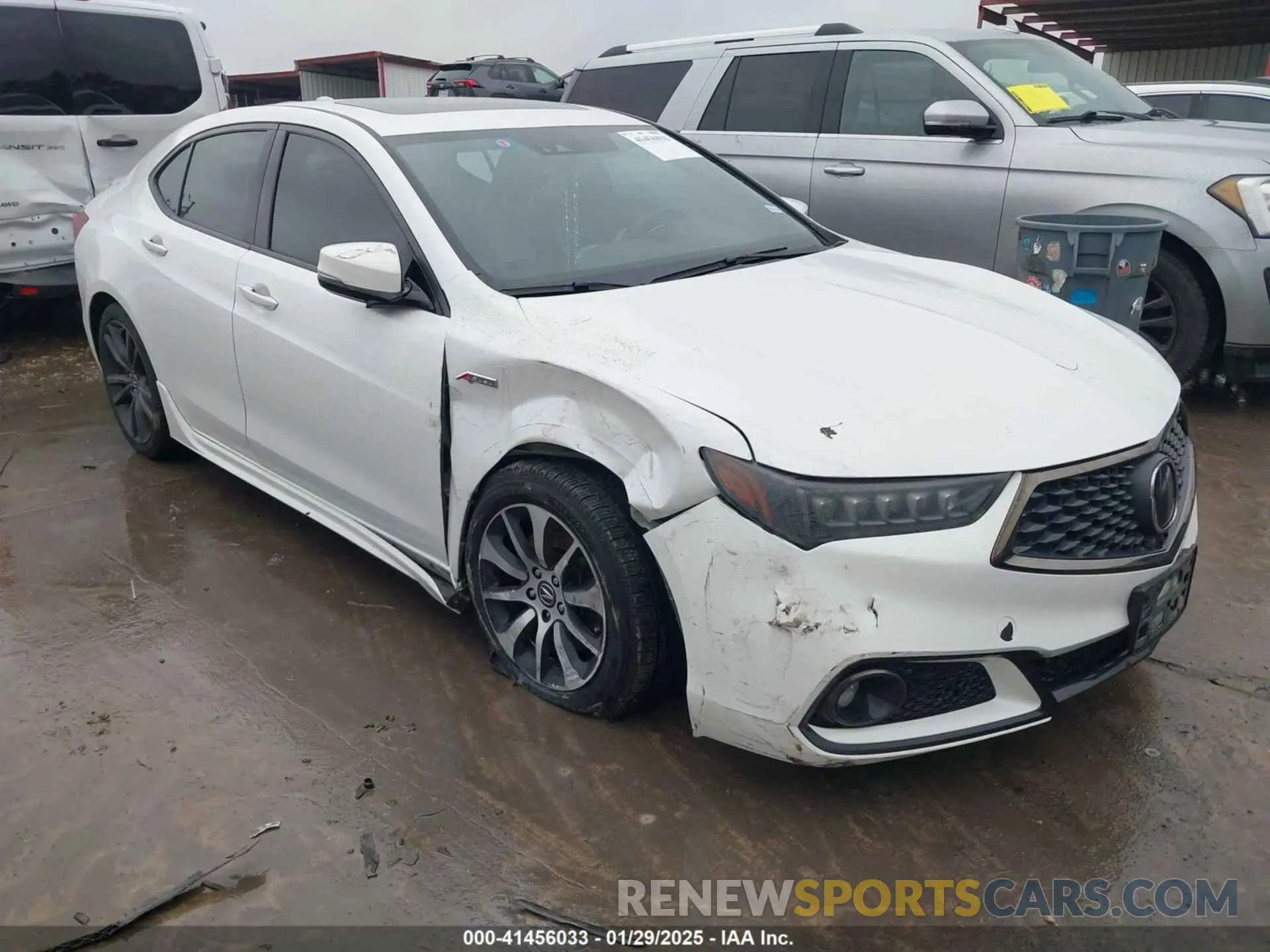 1 fotografías del automóvil dañado 19UUB1F63KA009058 ACURA TLX 2019