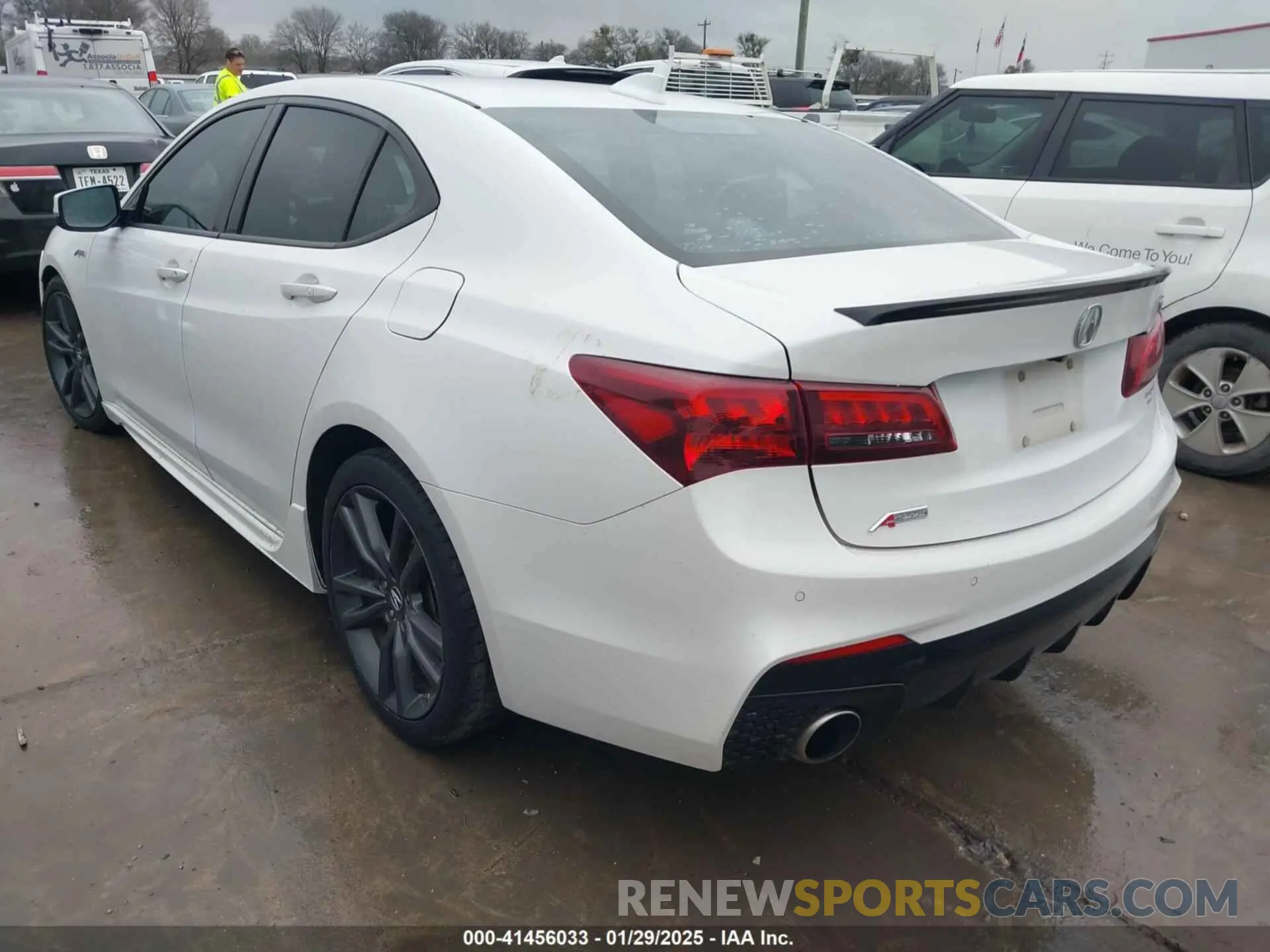 3 fotografías del automóvil dañado 19UUB1F63KA009058 ACURA TLX 2019