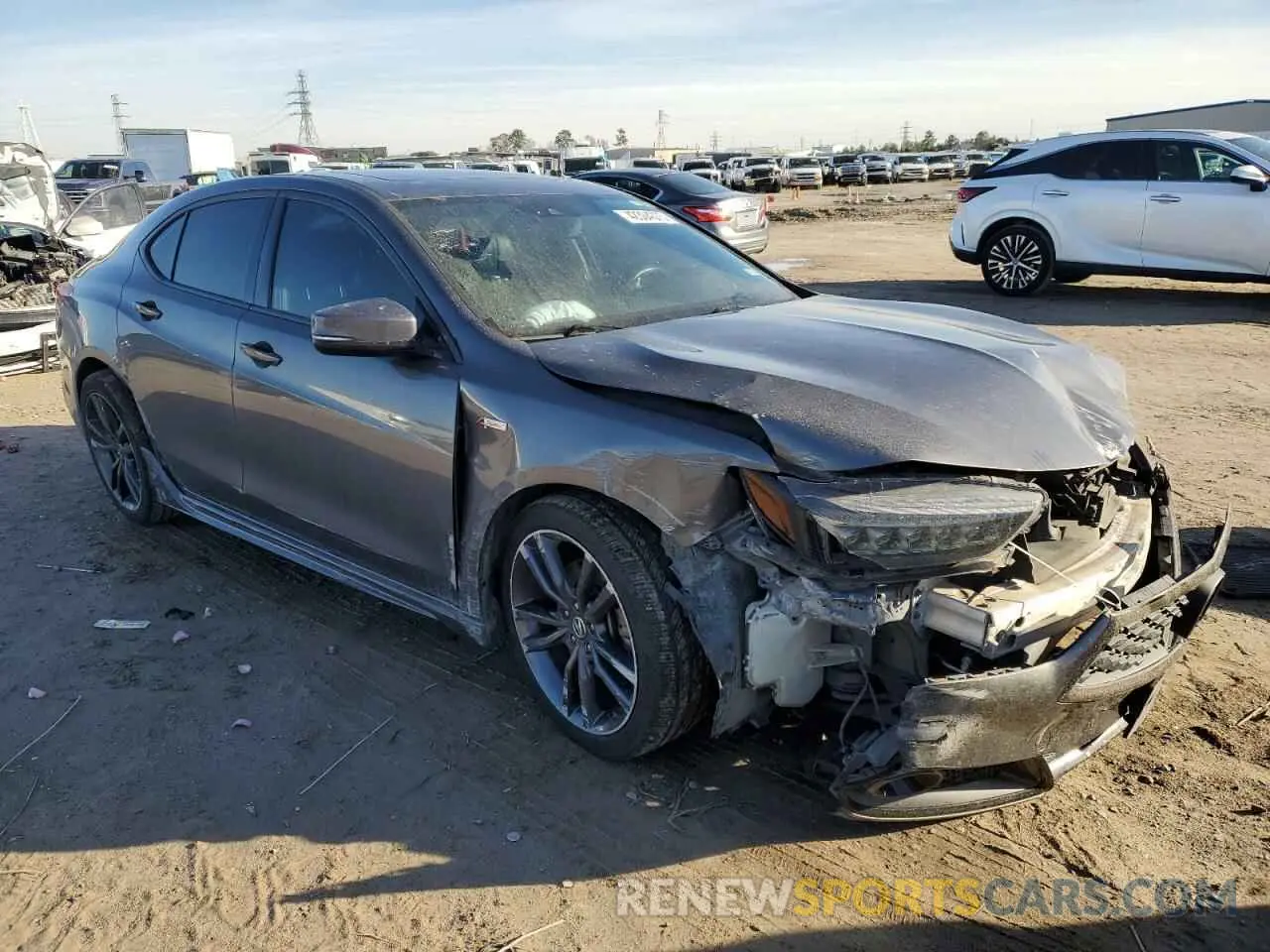 4 fotografías del automóvil dañado 19UUB1F64KA003687 ACURA TLX 2019