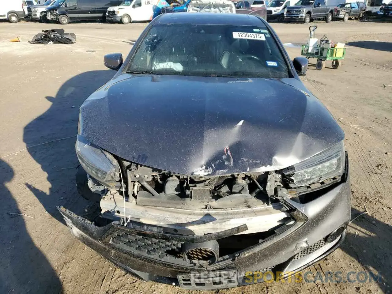 5 fotografías del automóvil dañado 19UUB1F64KA003687 ACURA TLX 2019