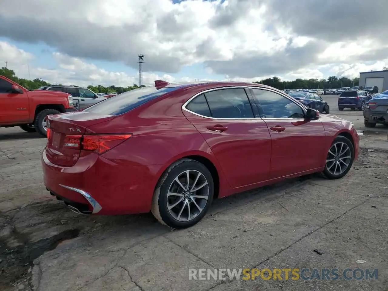 3 fotografías del automóvil dañado 19UUB2F31KA002069 ACURA TLX 2019