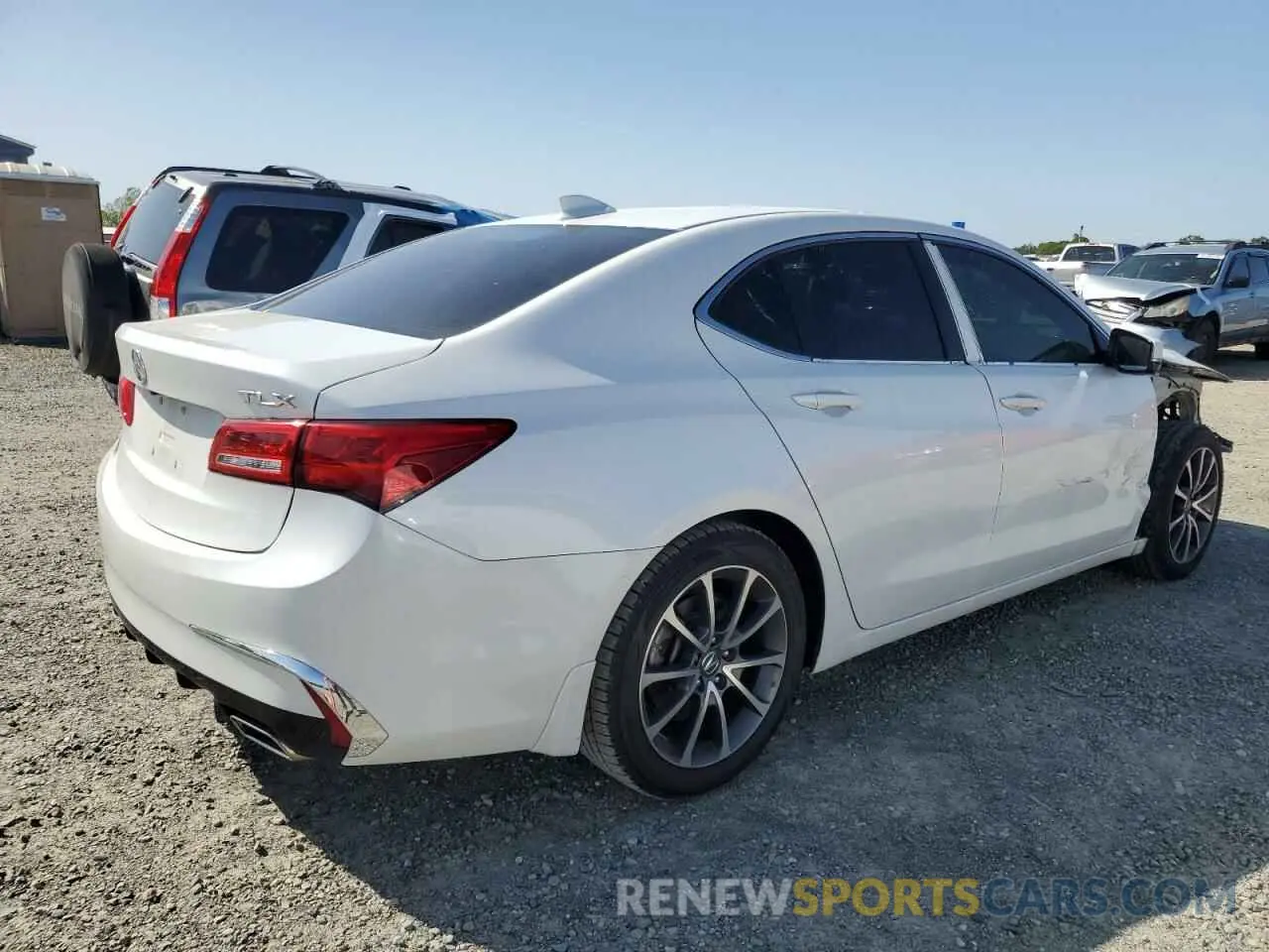 3 fotografías del automóvil dañado 19UUB2F34KA001658 ACURA TLX 2019