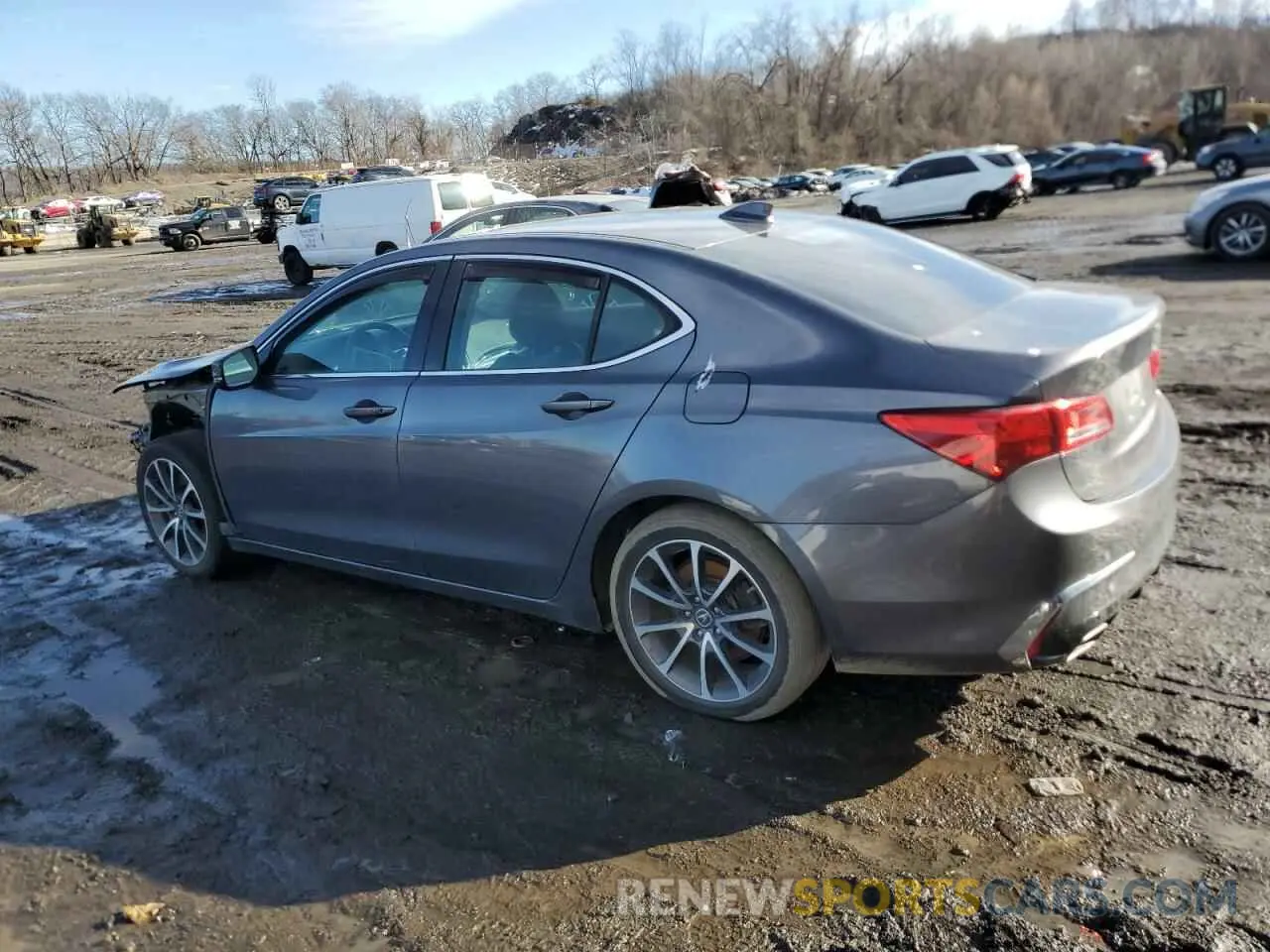 2 fotografías del automóvil dañado 19UUB2F37KA004747 ACURA TLX 2019