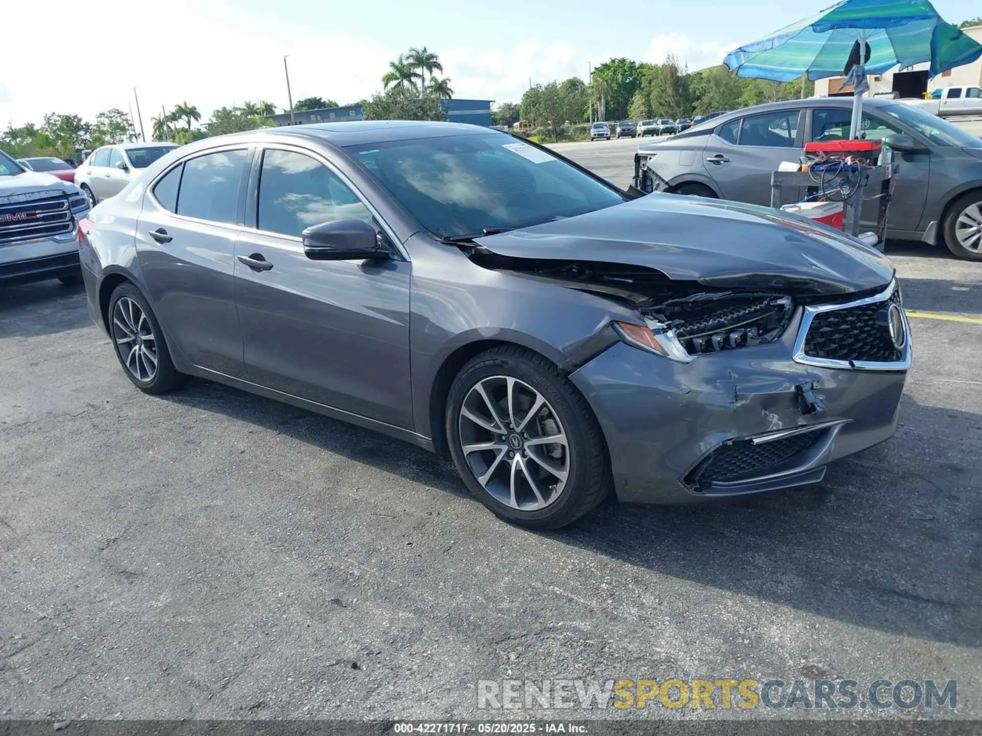 1 fotografías del automóvil dañado 19UUB2F38KA002232 ACURA TLX 2019