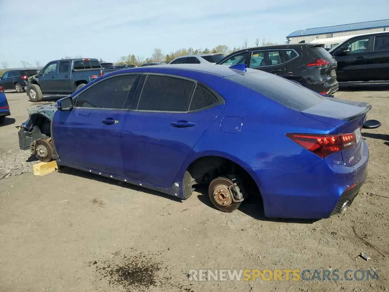 2 fotografías del automóvil dañado 19UUB2F62KA001247 ACURA TLX 2019
