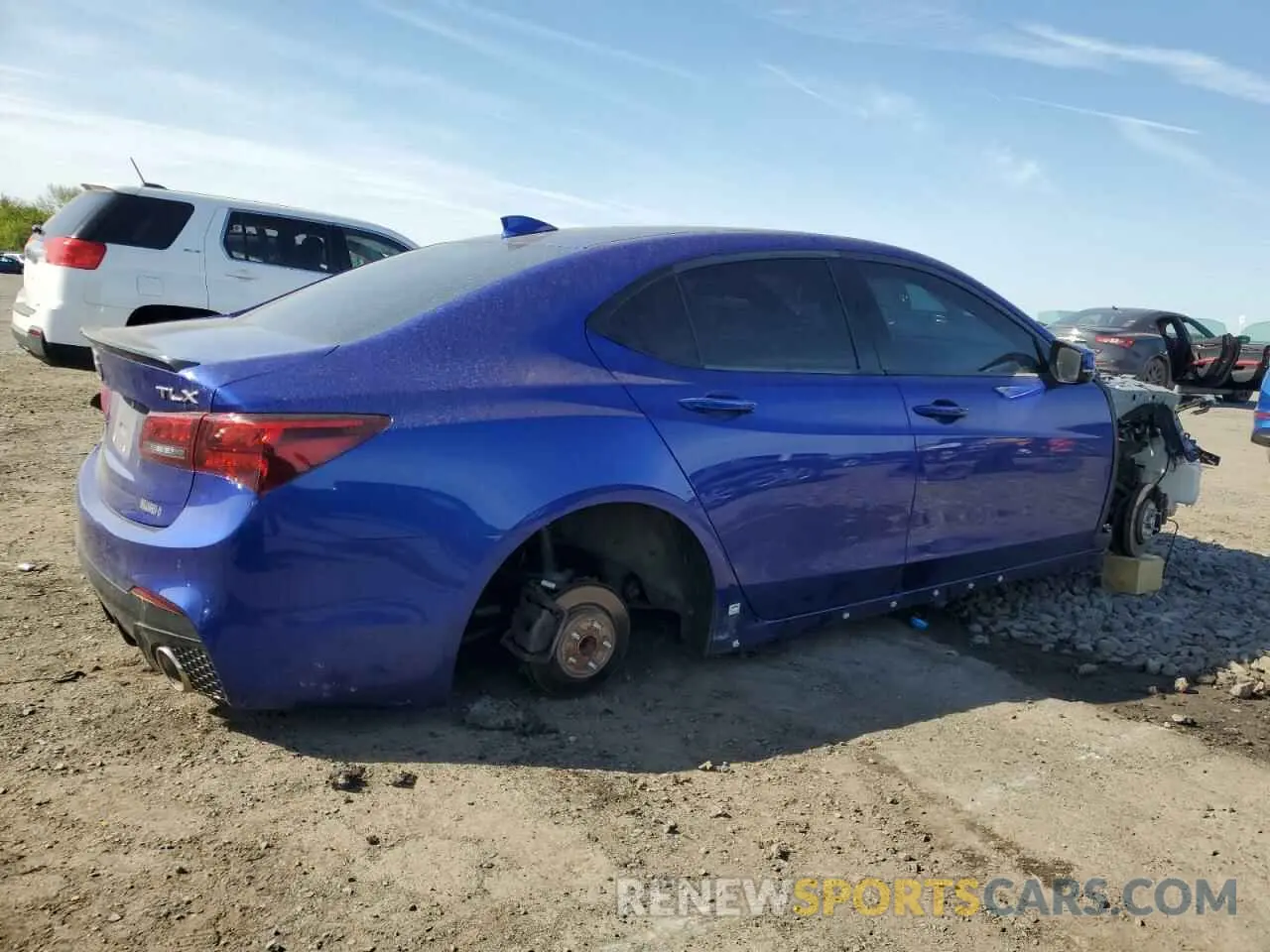 3 fotografías del automóvil dañado 19UUB2F62KA001247 ACURA TLX 2019