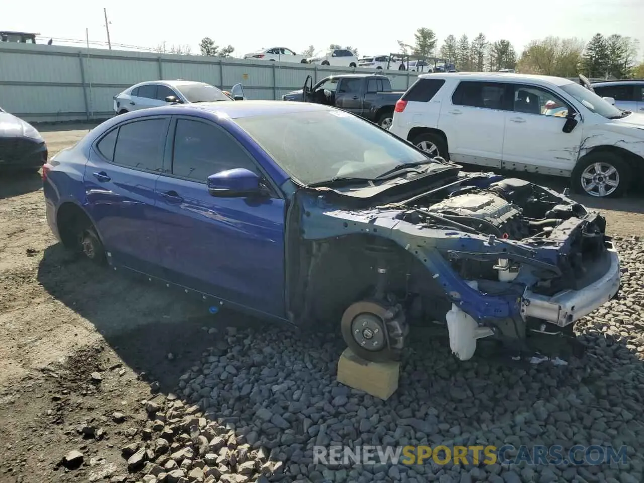 4 fotografías del automóvil dañado 19UUB2F62KA001247 ACURA TLX 2019