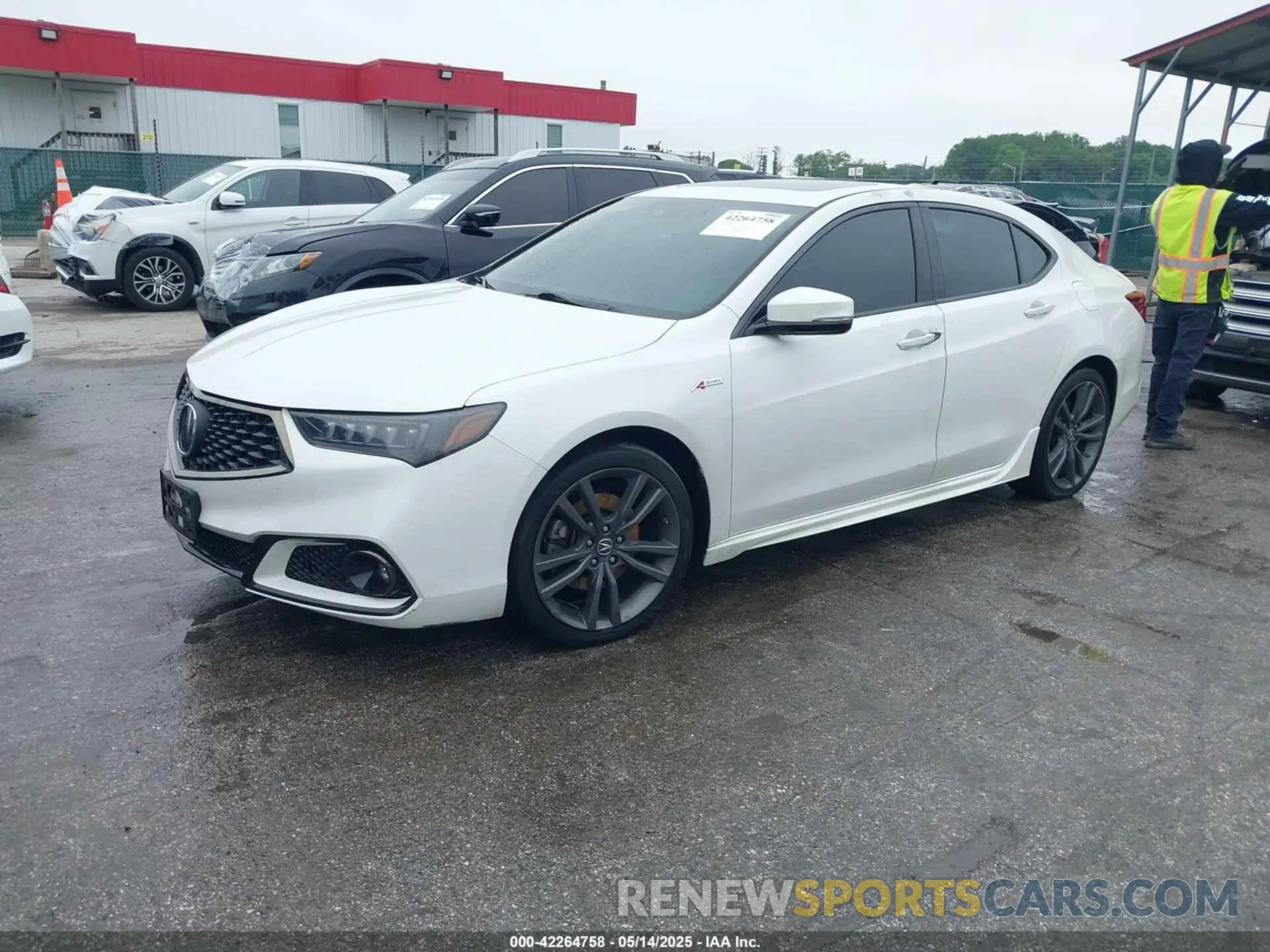 2 fotografías del automóvil dañado 19UUB2F63KA004061 ACURA TLX 2019