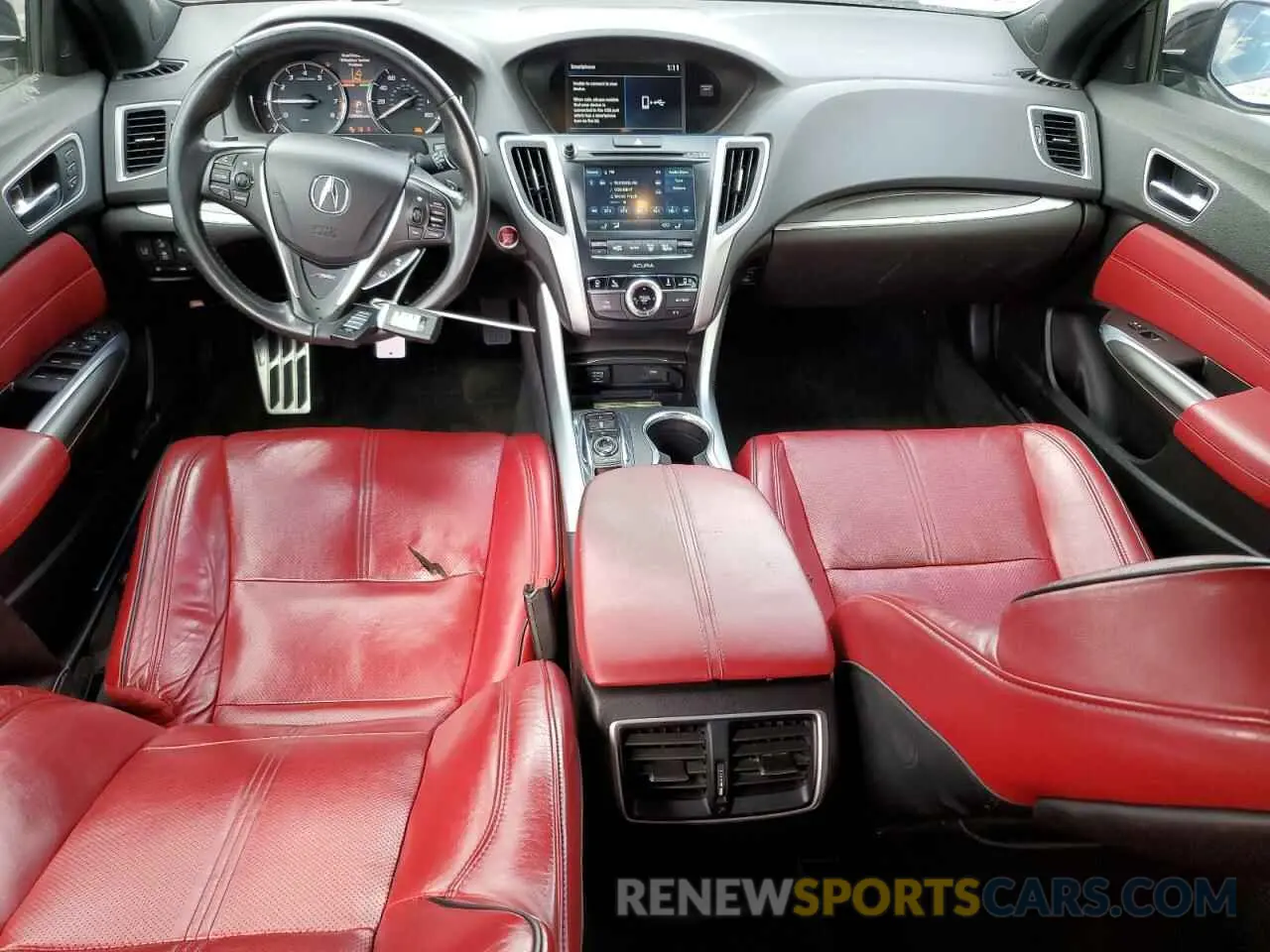 8 fotografías del automóvil dañado 19UUB2F66KA001204 ACURA TLX 2019