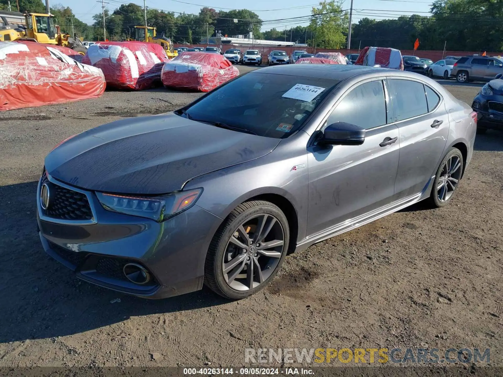 2 fotografías del automóvil dañado 19UUB2F67KA005049 ACURA TLX 2019