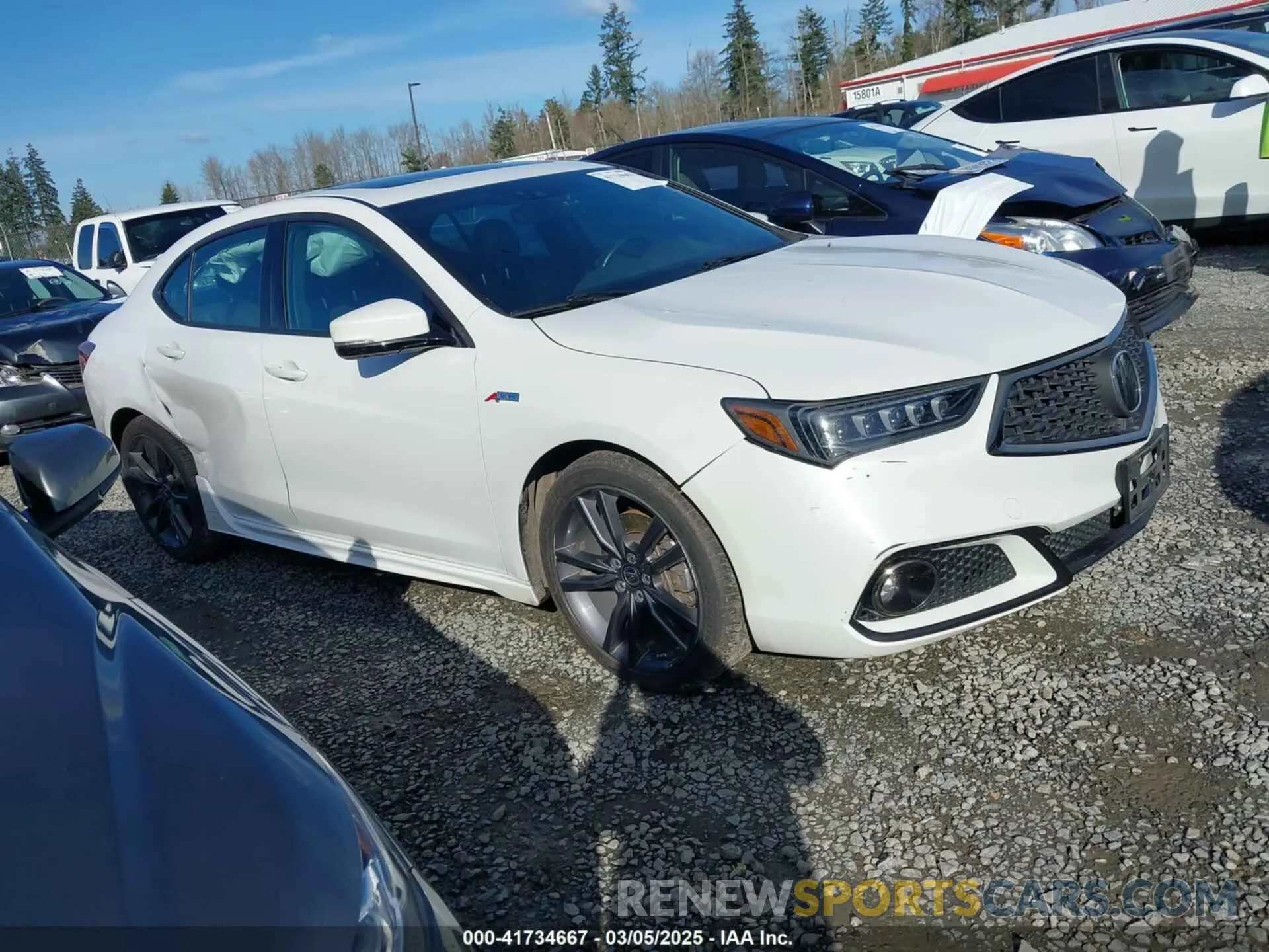 1 fotografías del automóvil dañado 19UUB2F69KA006039 ACURA TLX 2019