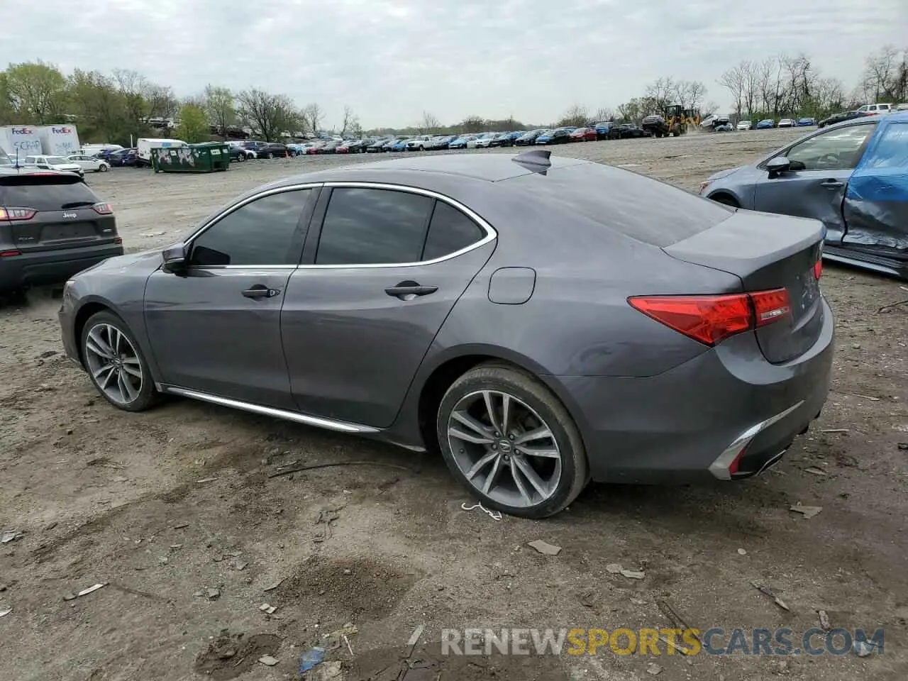 2 fotografías del automóvil dañado 19UUB3F48KA004948 ACURA TLX 2019