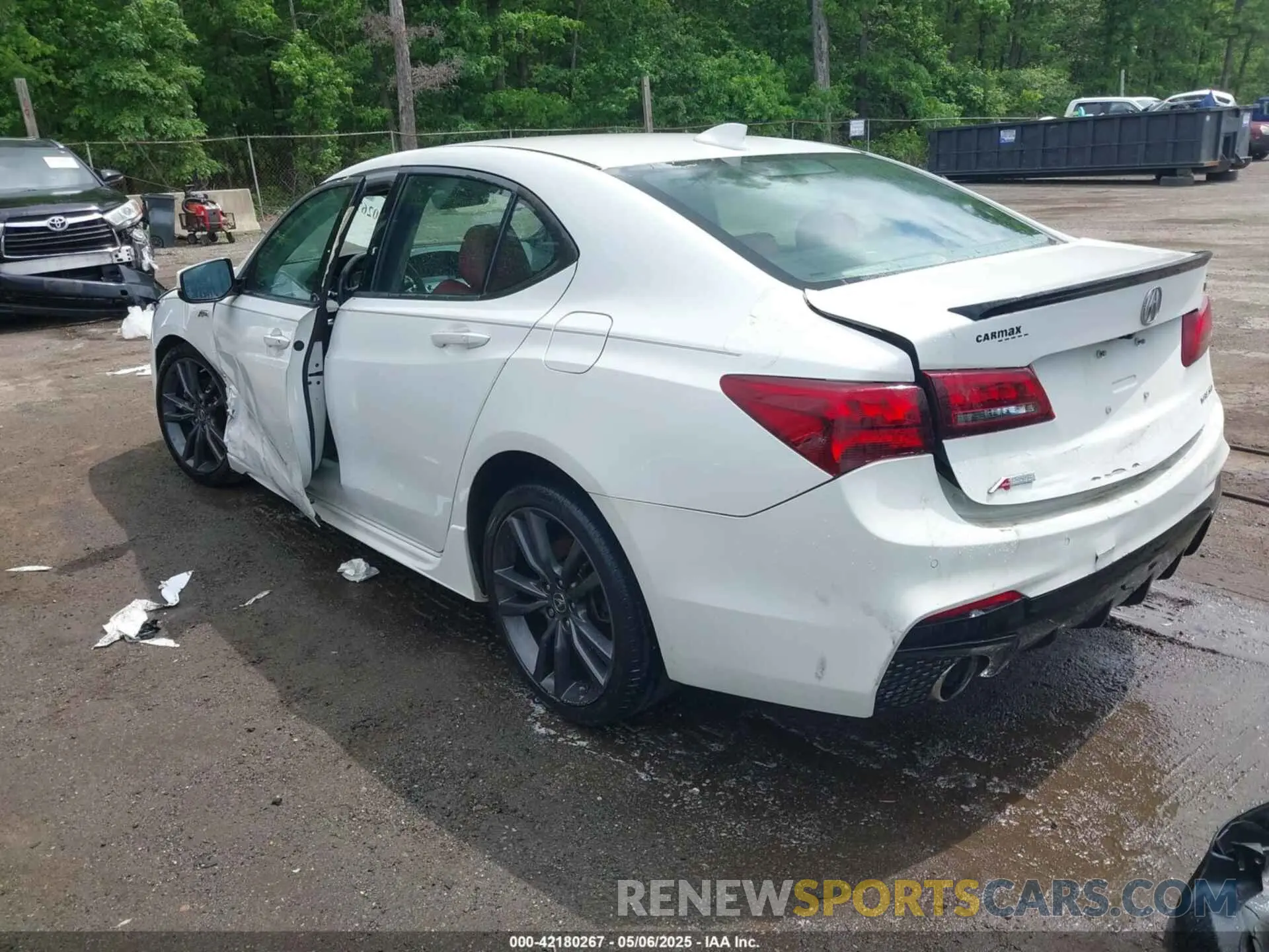 3 fotografías del automóvil dañado 19UUB3F60KA005206 ACURA TLX 2019