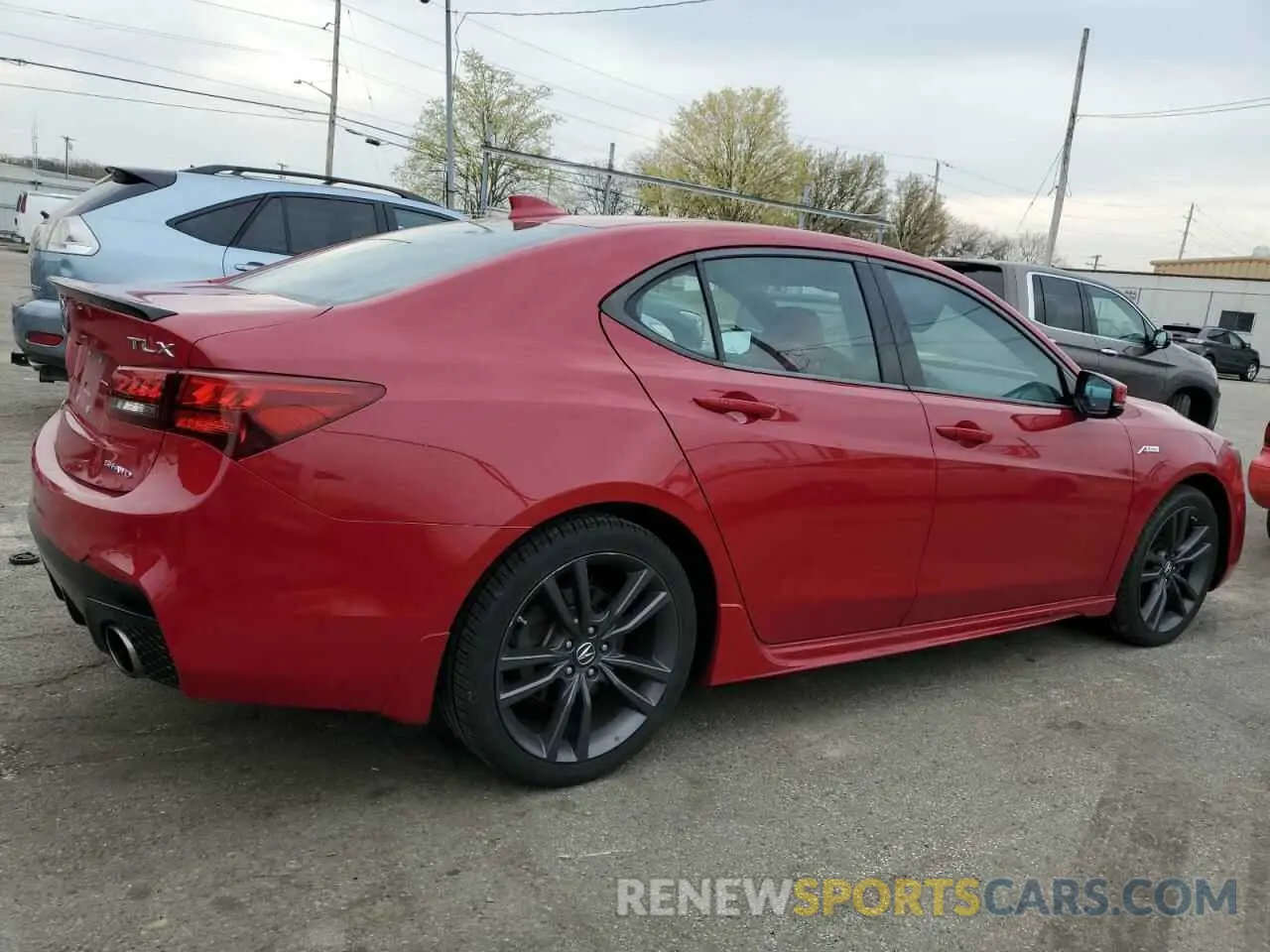 3 fotografías del automóvil dañado 19UUB3F64KA004642 ACURA TLX 2019