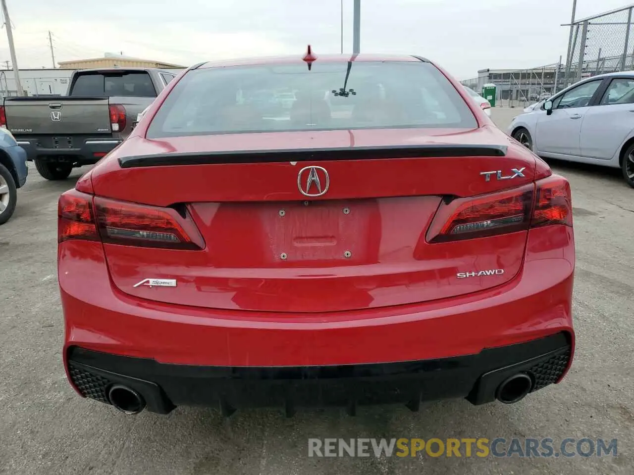 6 fotografías del automóvil dañado 19UUB3F64KA004642 ACURA TLX 2019