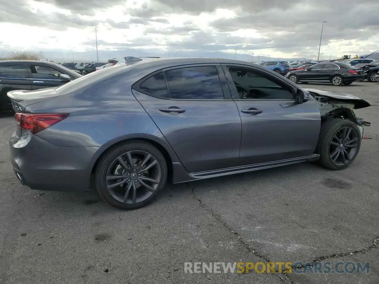 3 fotografías del automóvil dañado 19UUB3F64KA005659 ACURA TLX 2019