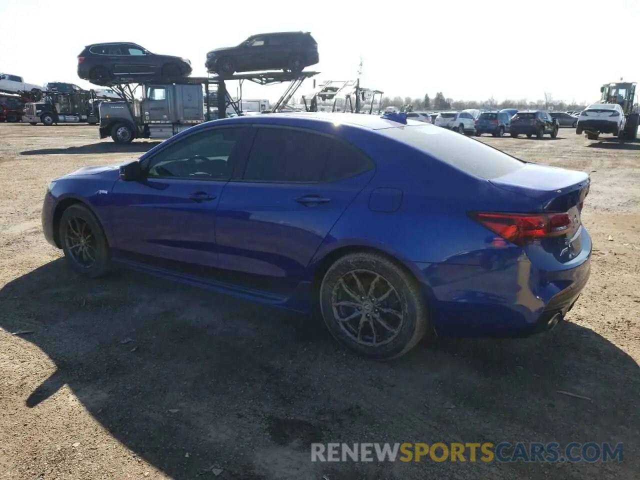 2 fotografías del automóvil dañado 19UUB3F64KA800324 ACURA TLX 2019