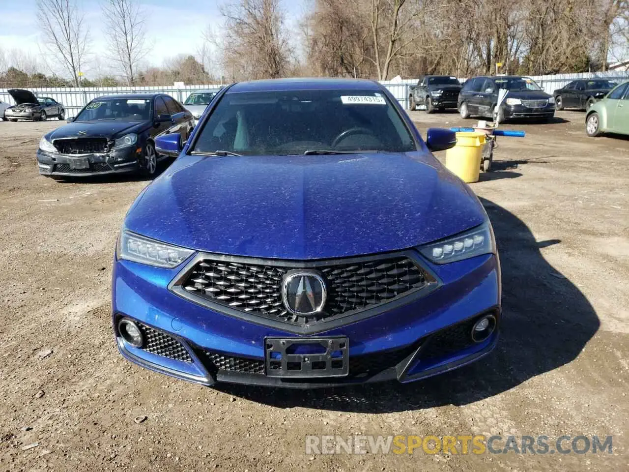 5 fotografías del automóvil dañado 19UUB3F64KA800324 ACURA TLX 2019