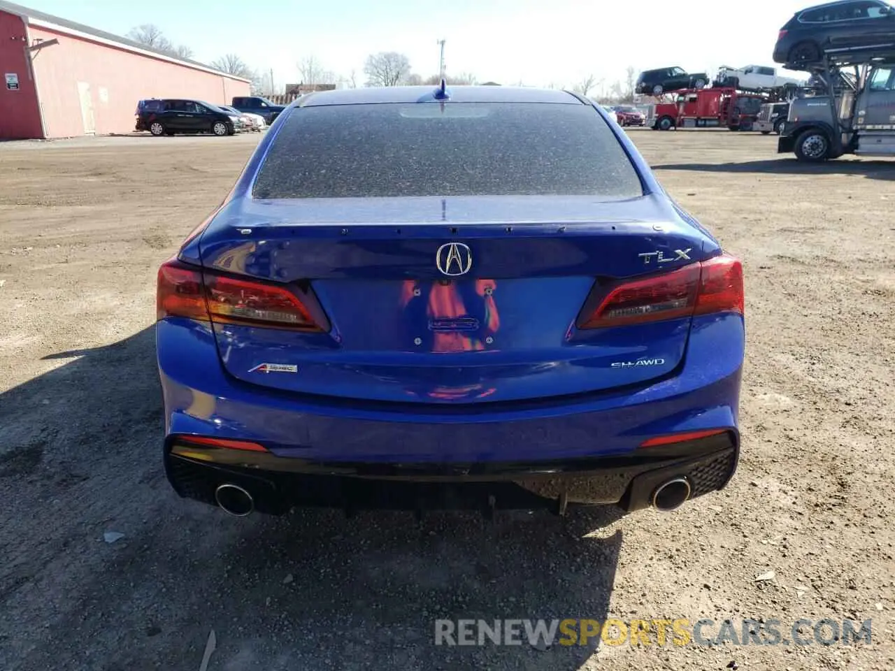 6 fotografías del automóvil dañado 19UUB3F64KA800324 ACURA TLX 2019