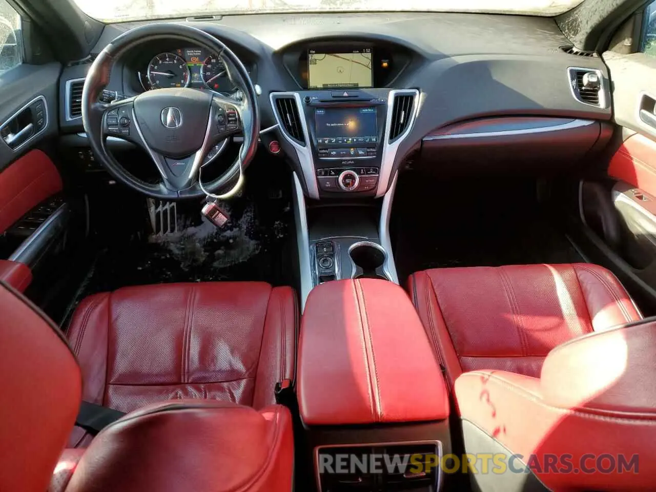 8 fotografías del automóvil dañado 19UUB3F67KA000682 ACURA TLX 2019