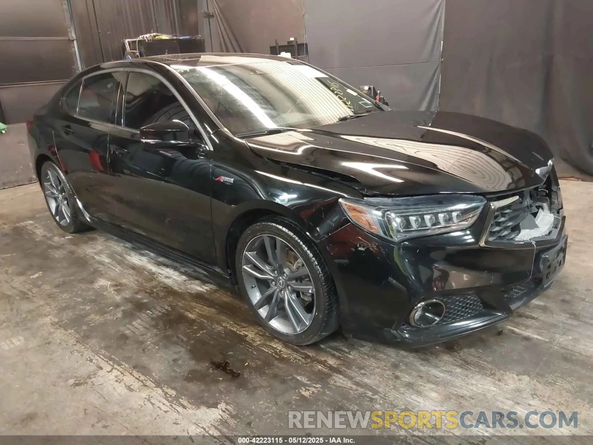 1 fotografías del automóvil dañado 19UUB3F68KA004708 ACURA TLX 2019