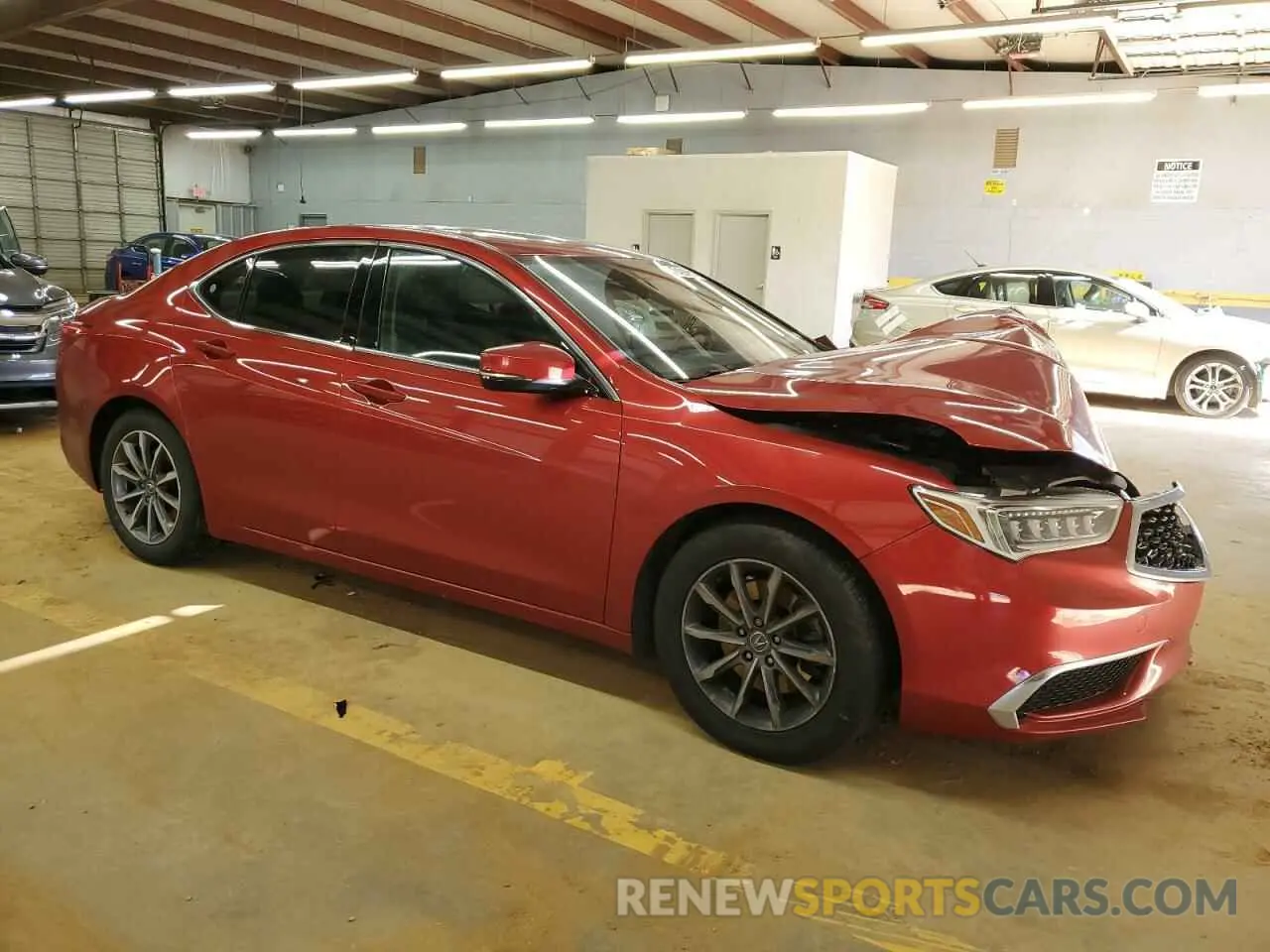 4 fotografías del automóvil dañado 19UUB1F30LA005718 ACURA TLX 2020