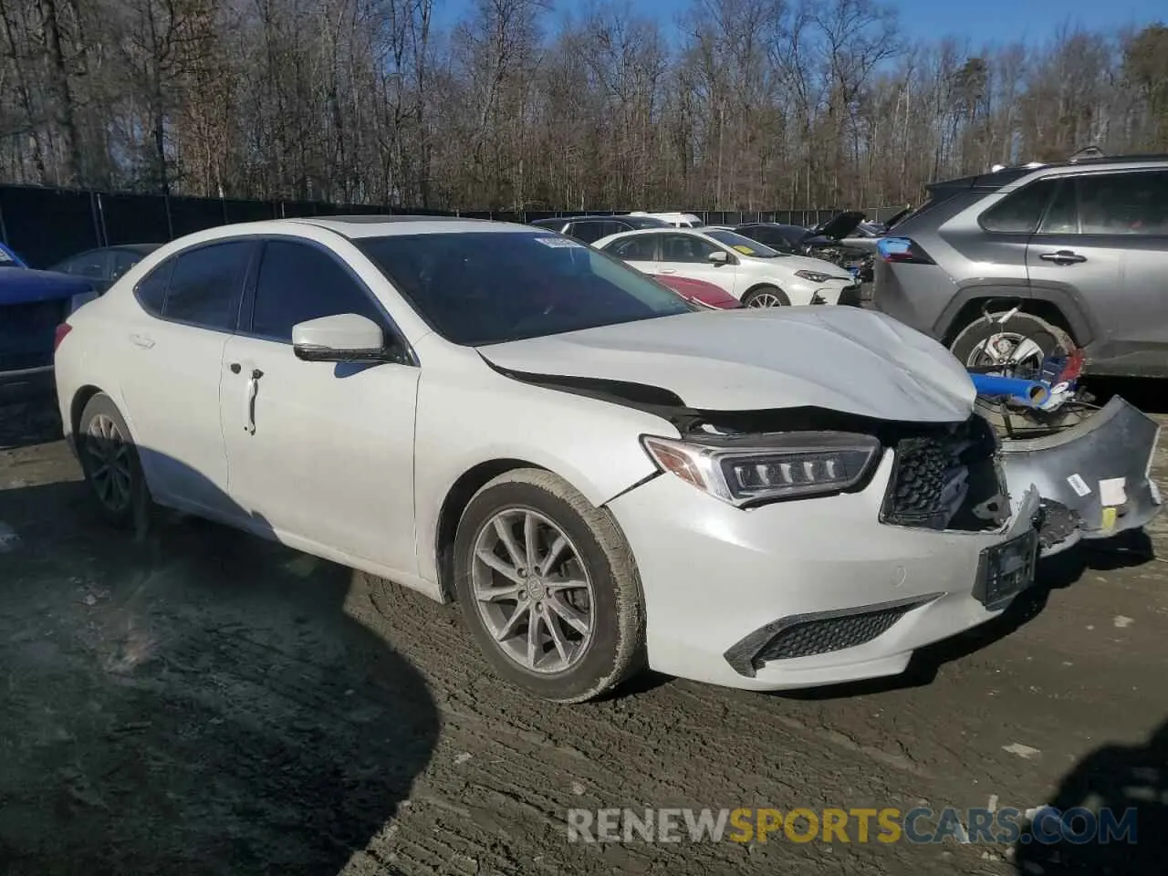 4 fotografías del automóvil dañado 19UUB1F30LA006271 ACURA TLX 2020