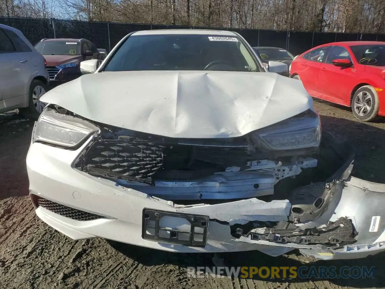 5 fotografías del automóvil dañado 19UUB1F30LA006271 ACURA TLX 2020